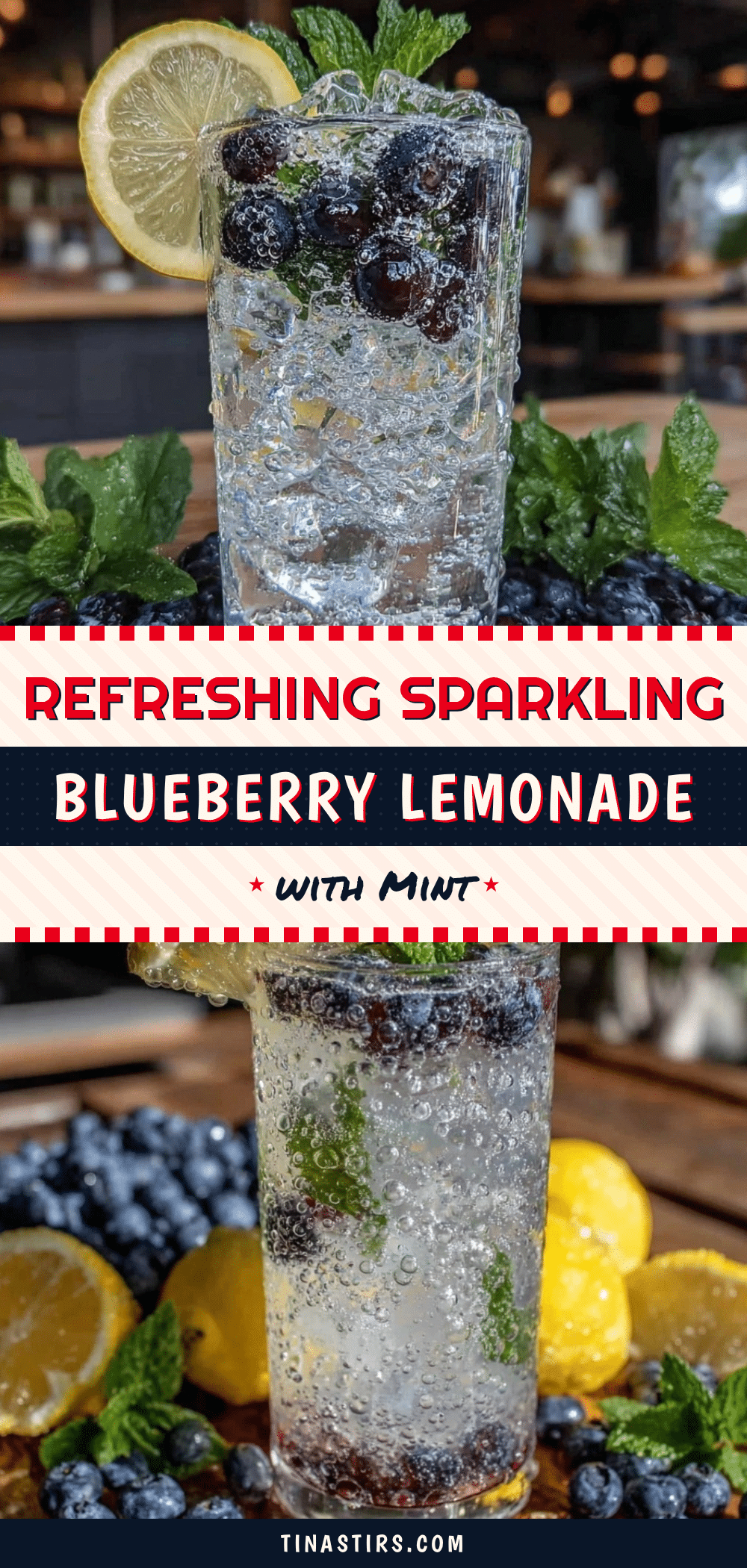 fresh sparkling blueberry lemonade recipe