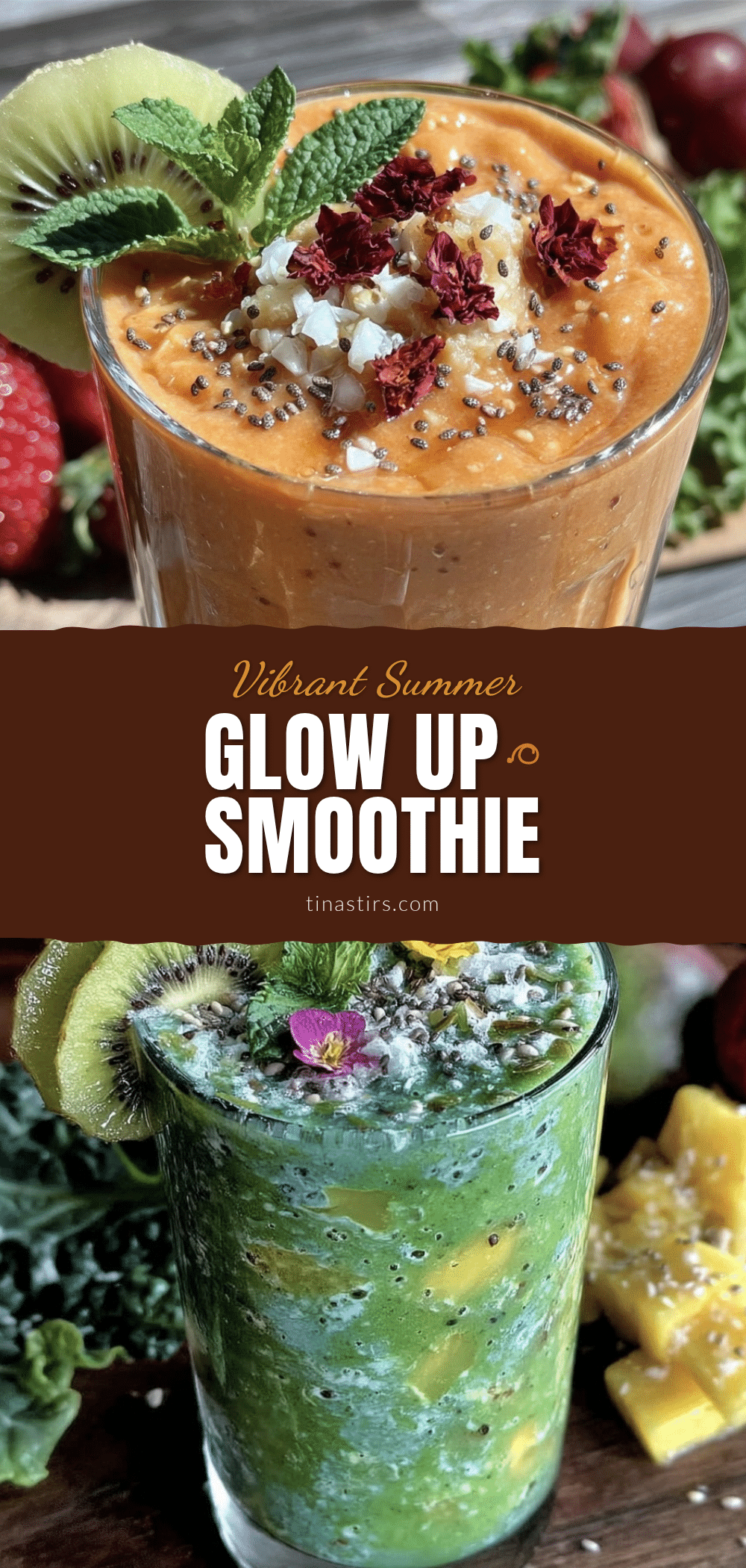 fresh summer glow up smoothie recipe