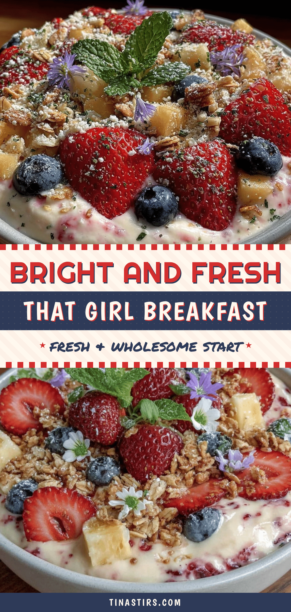 Fresh That Girl Morning Routine Smoothie Bowl recipe