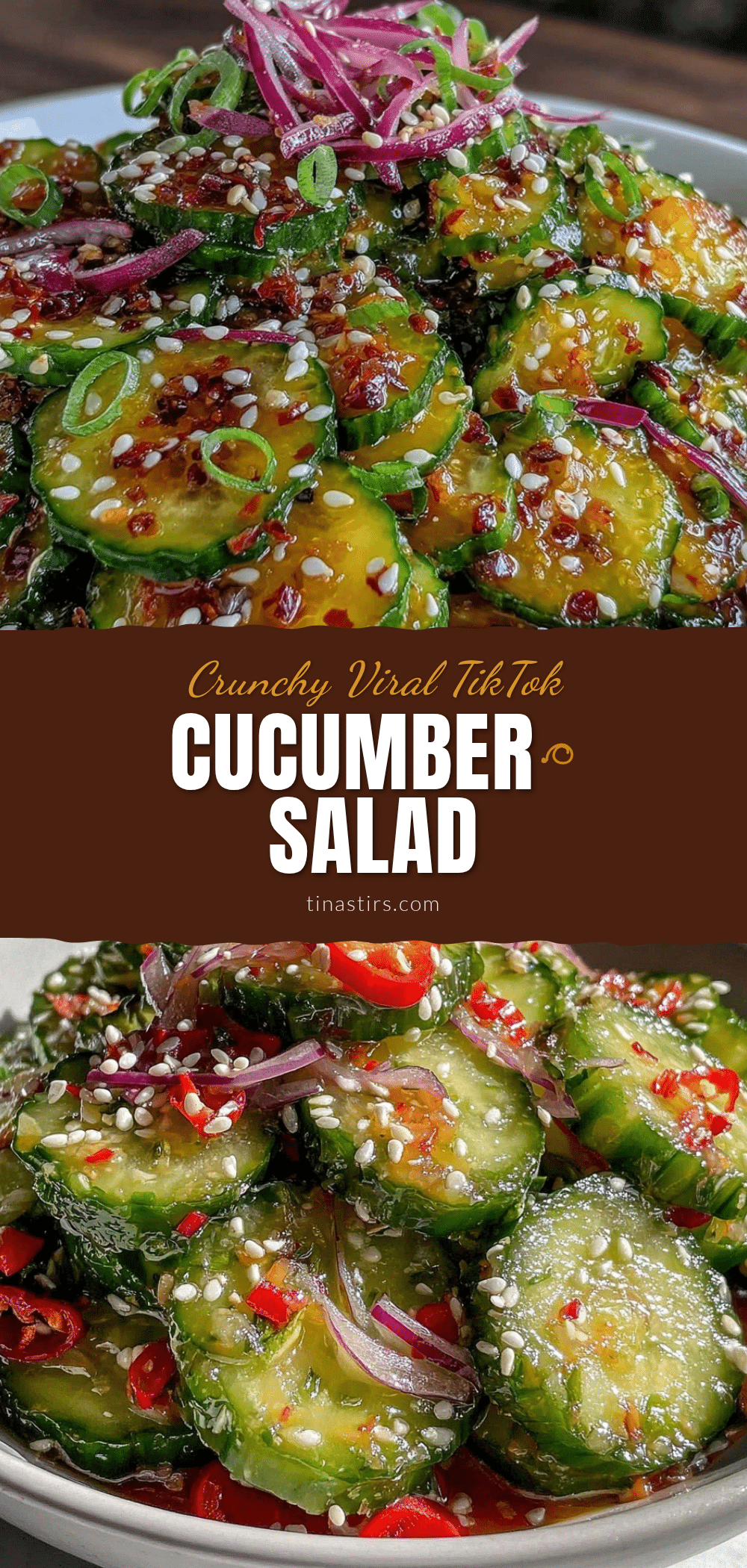fresh tiktok cucumber salad recipe
