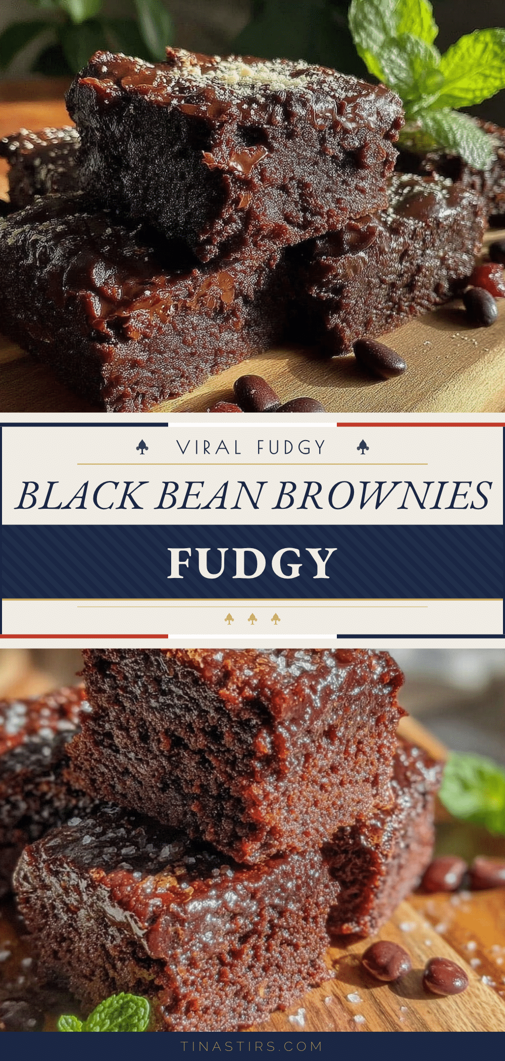 healthy fudgy brownies made with black beans recipe