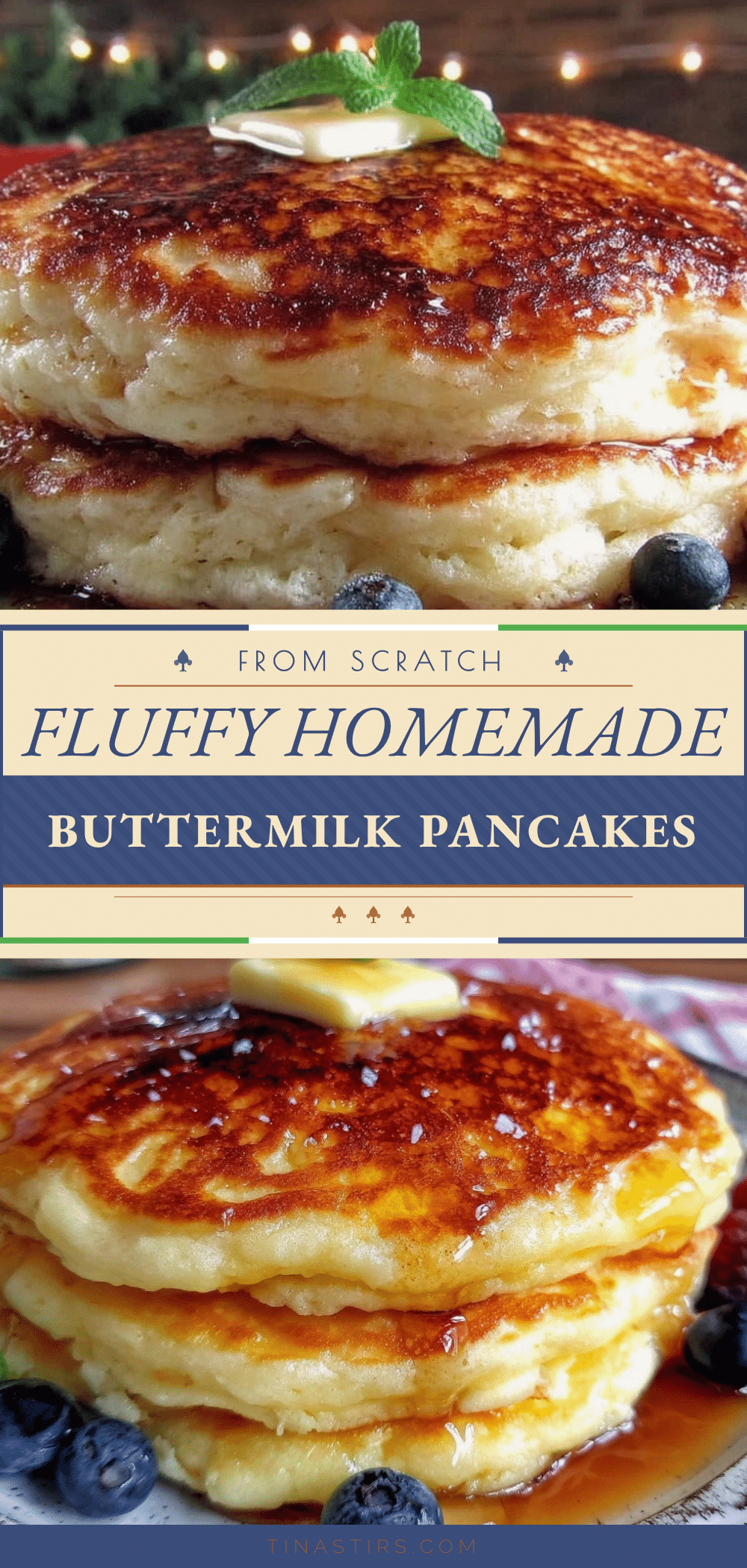 homemade buttermilk pancakes recipe