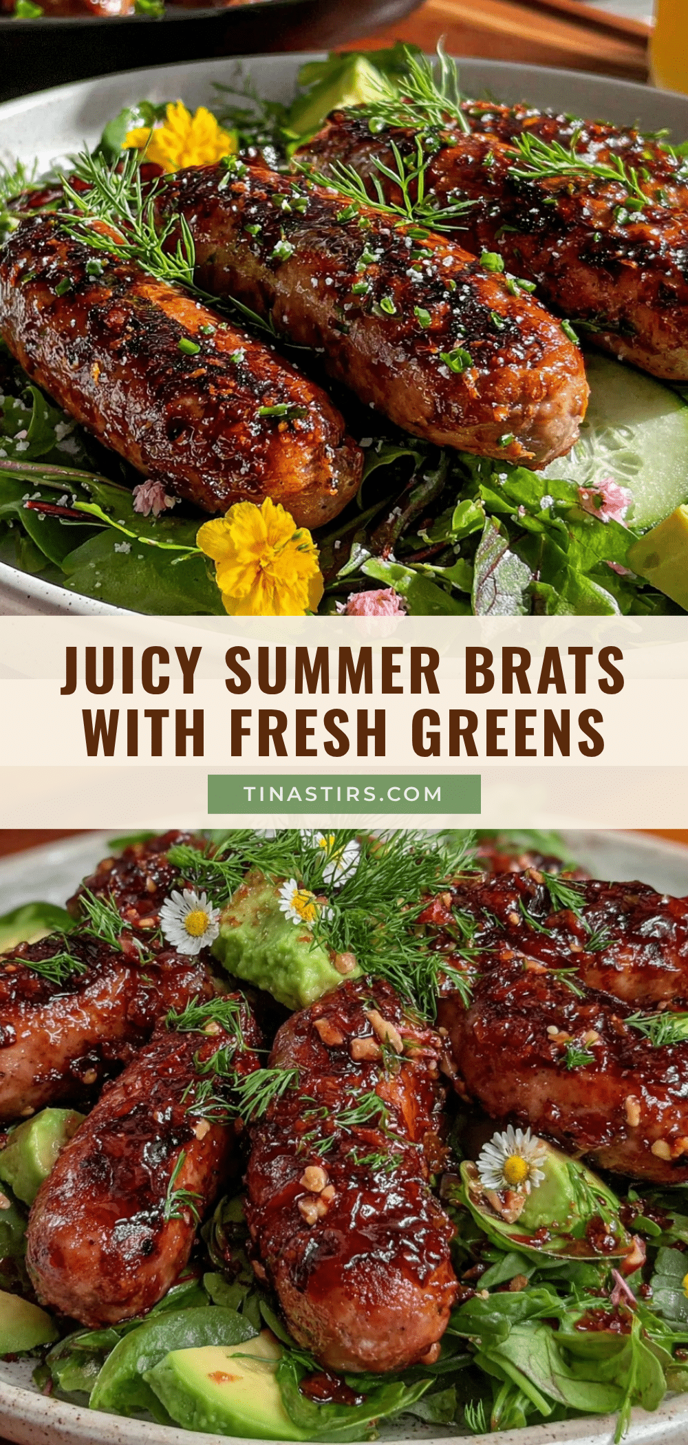 juicy summer brats recipe