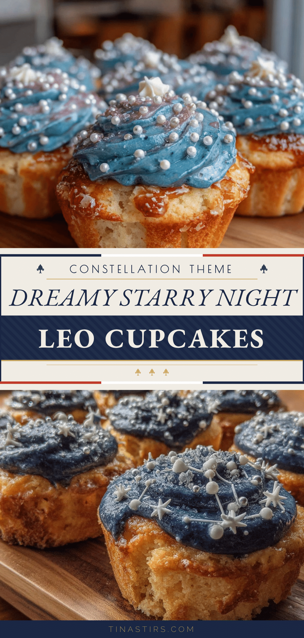 Leo constellation cupcakes recipe