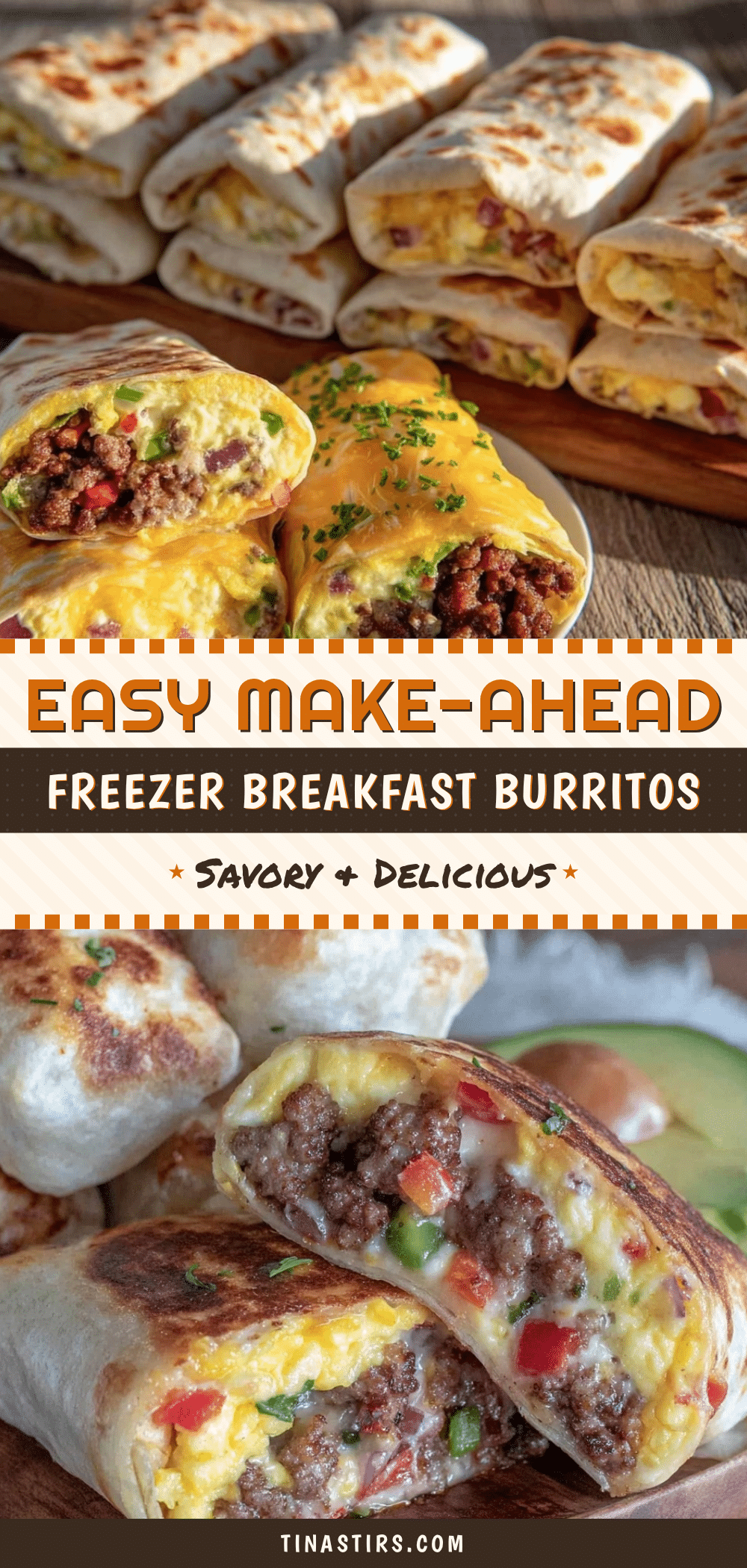 make-ahead freezer breakfast burritos recipe