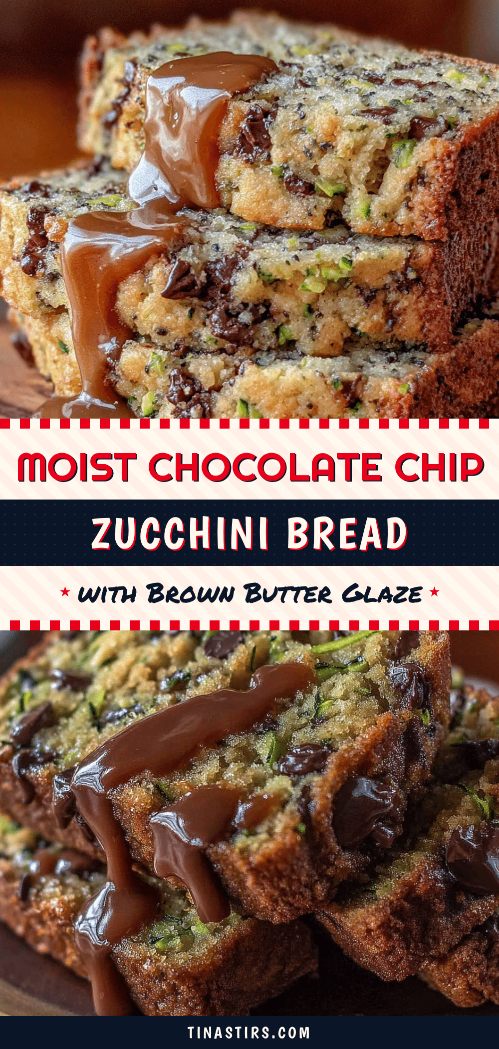 moist chocolate chip zucchini bread recipe