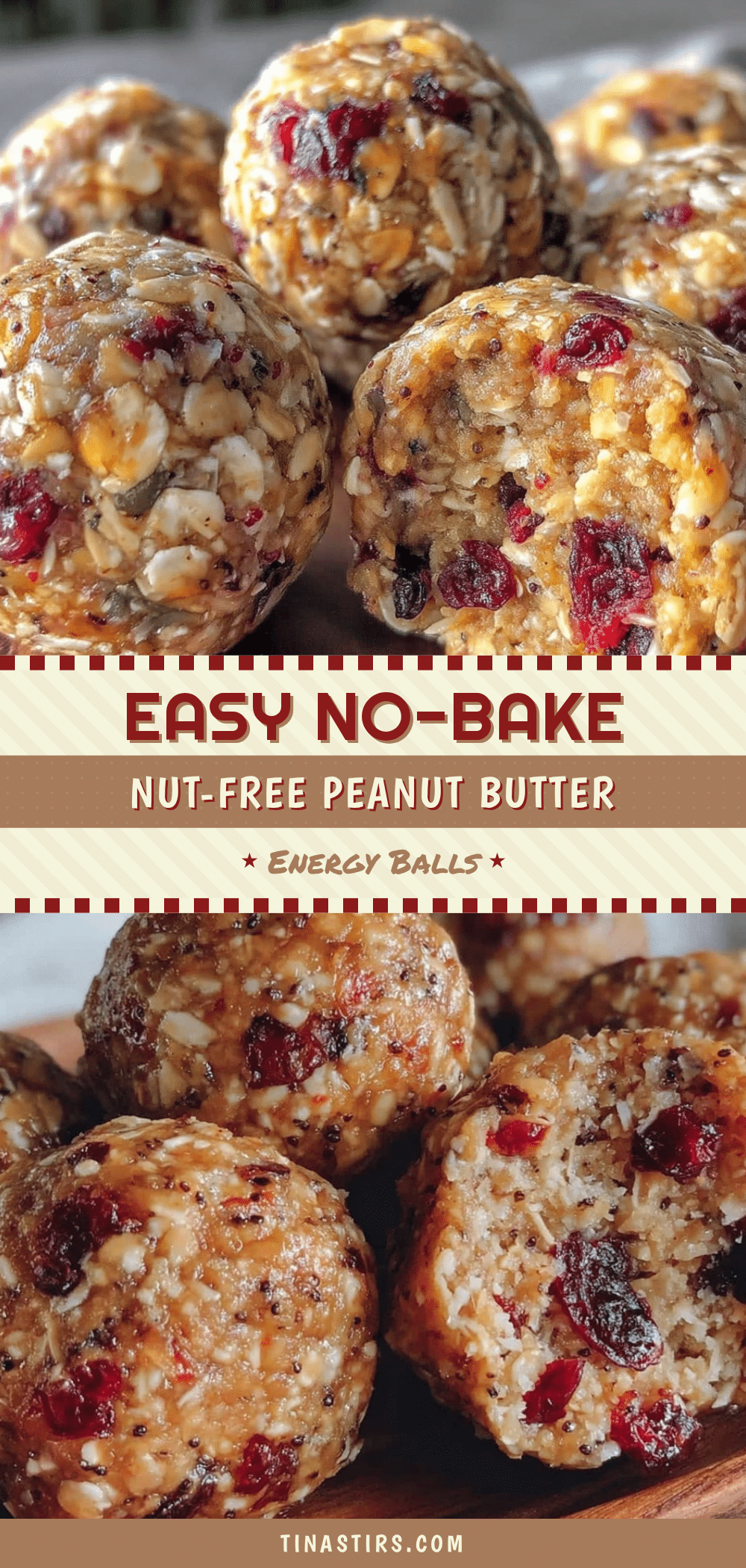 no-bake peanut butter energy balls recipe