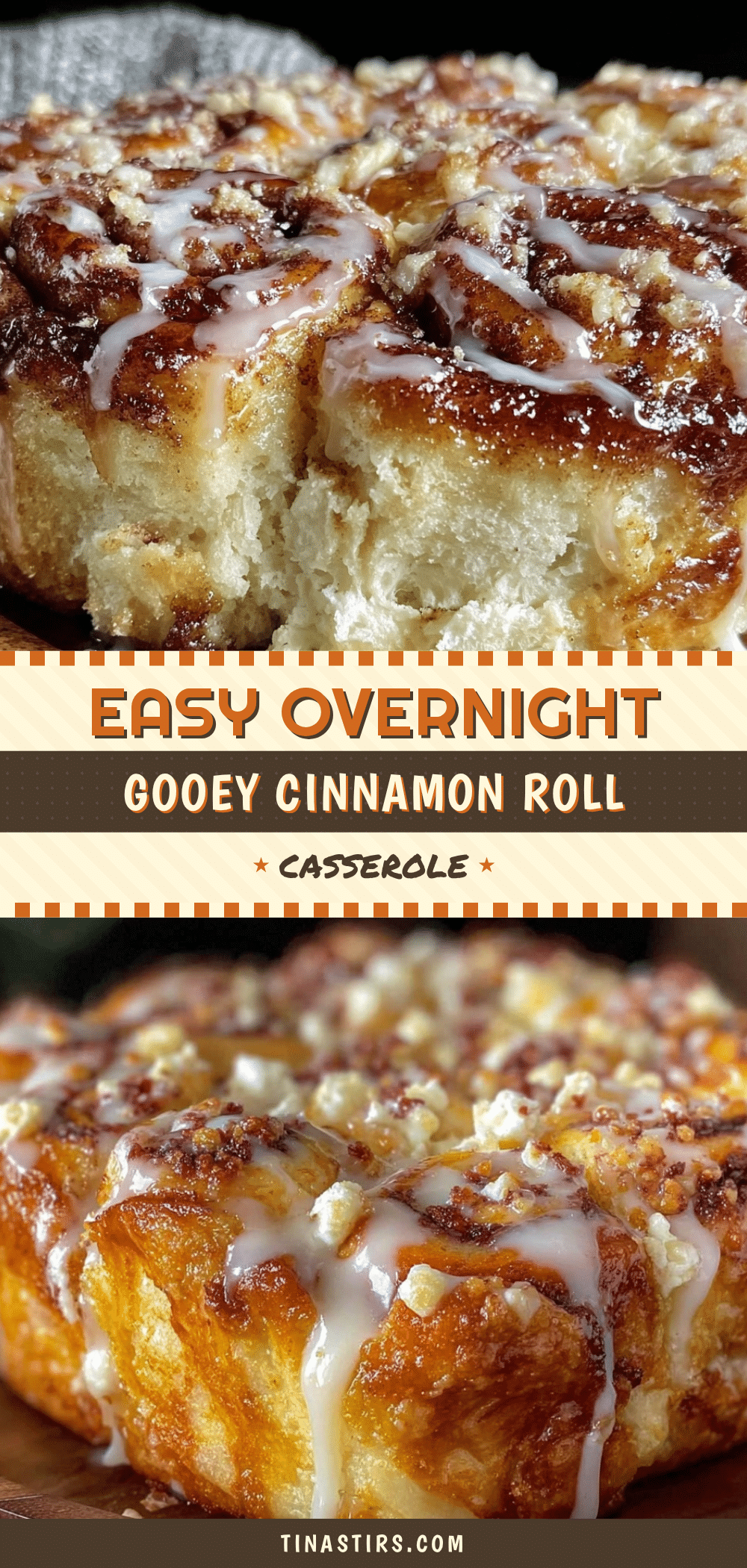 overnight cinnamon roll casserole recipe