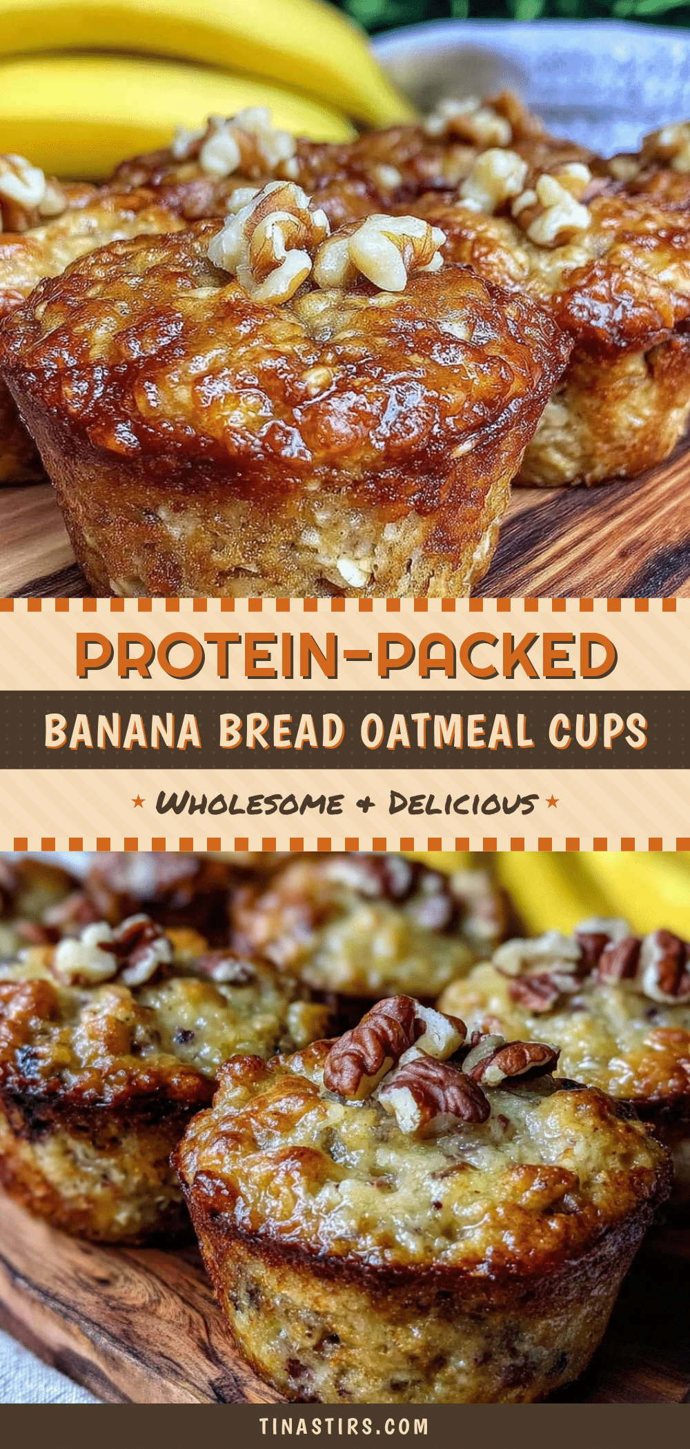 protein-packed banana bread oatmeal cups recipe
