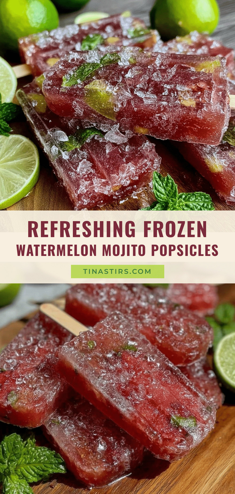 refreshing frozen watermelon mojito popsicles recipe