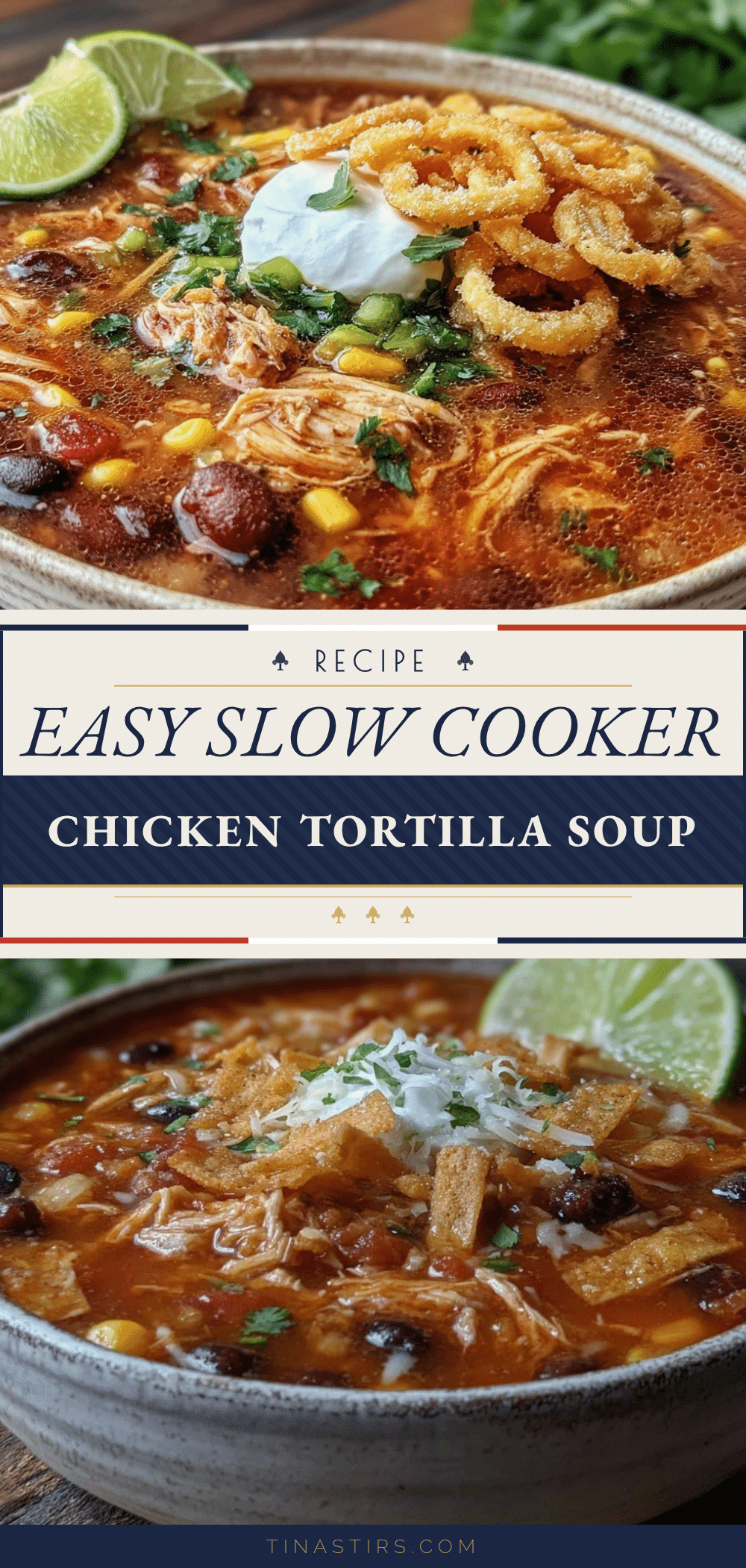 slow cooker chicken tortilla soup recipe
