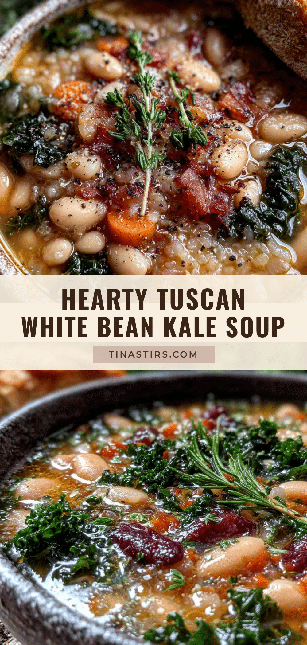 Tuscan white bean and kale soup recipe