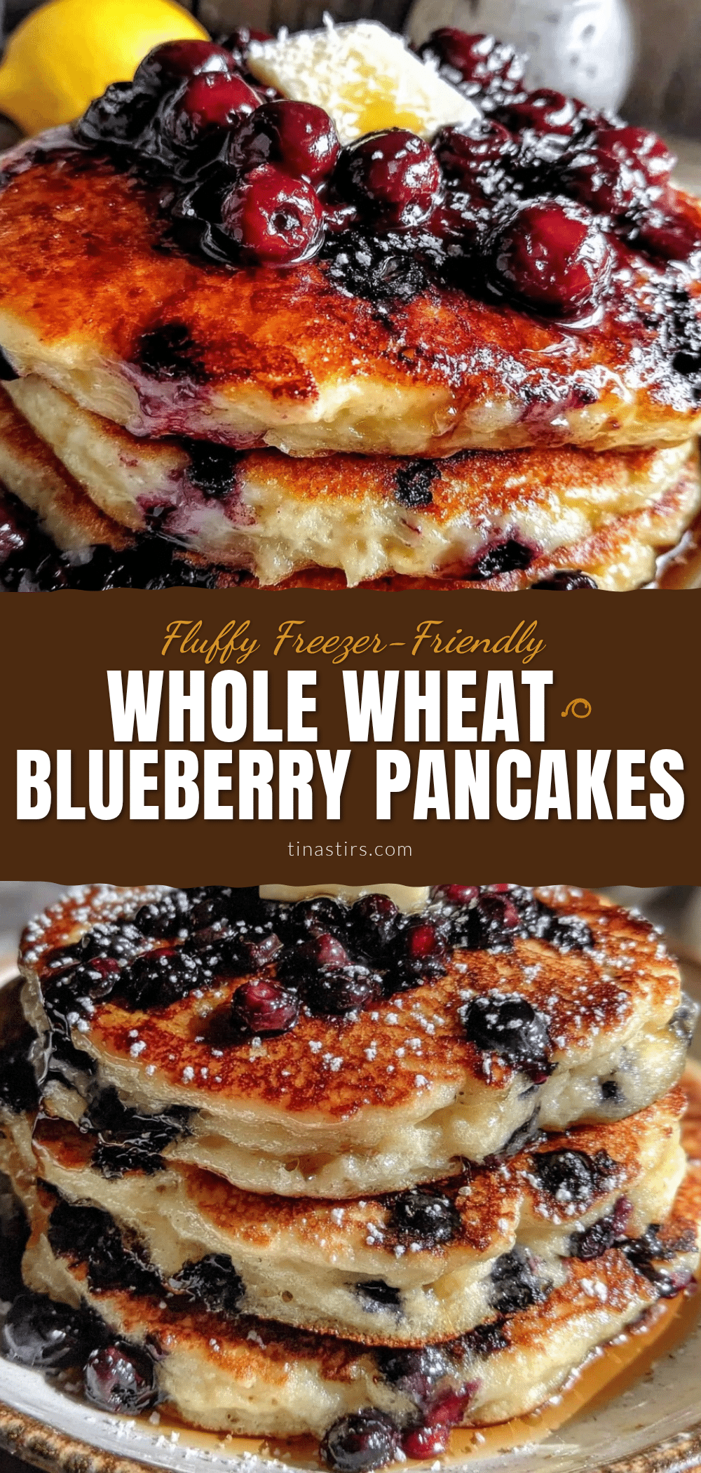 whole wheat blueberry pancakes recipe
