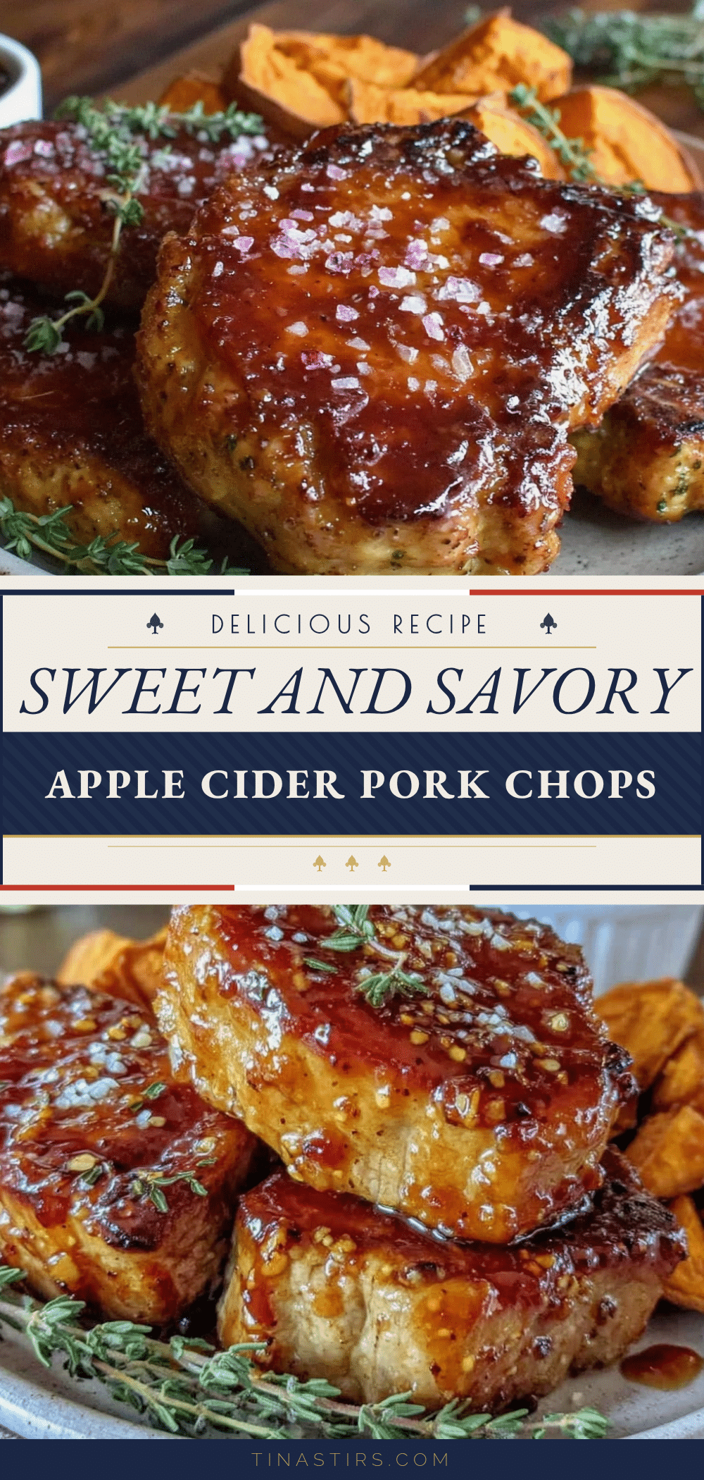 apple cider glazed pork chops recipe