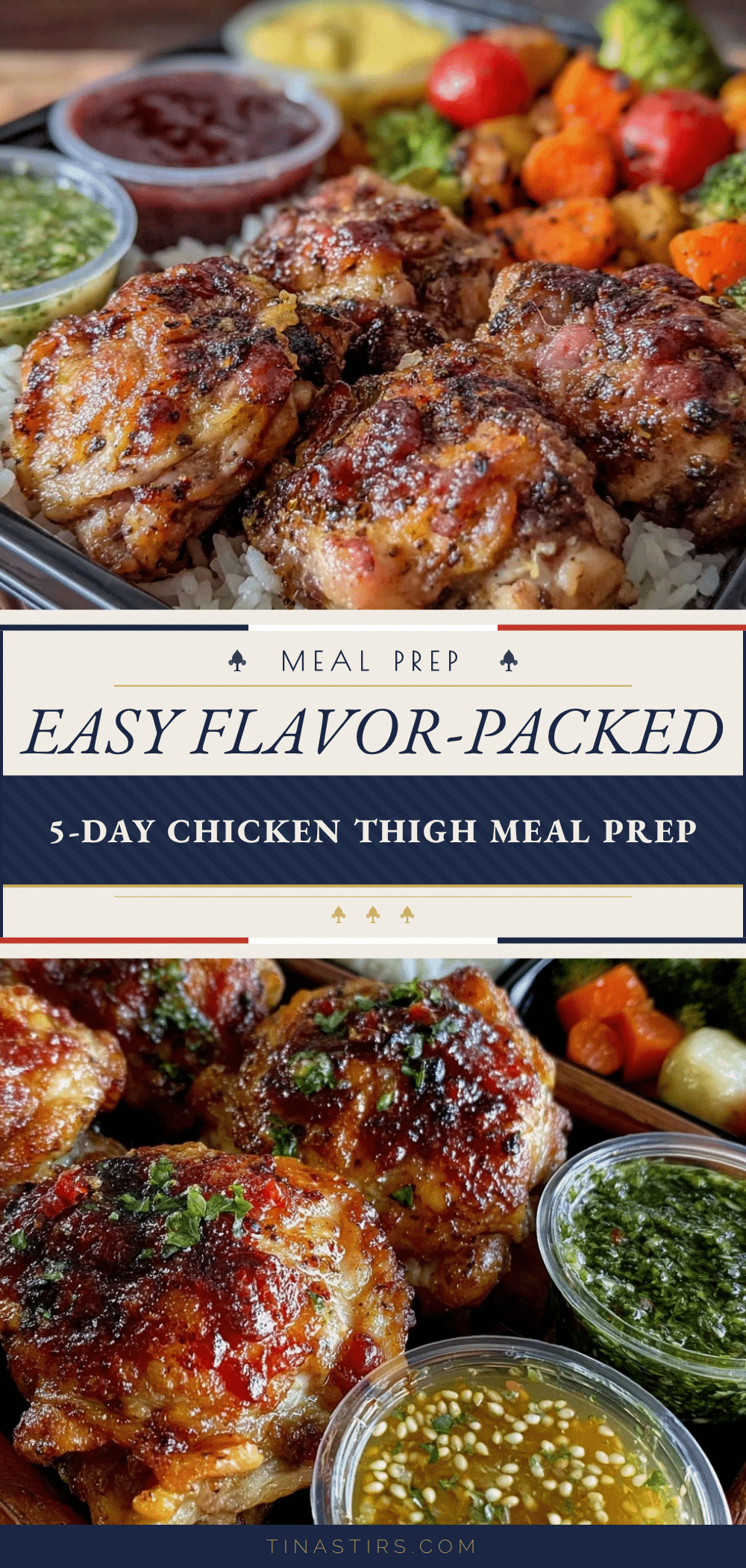 chicken thigh meal prep recipe