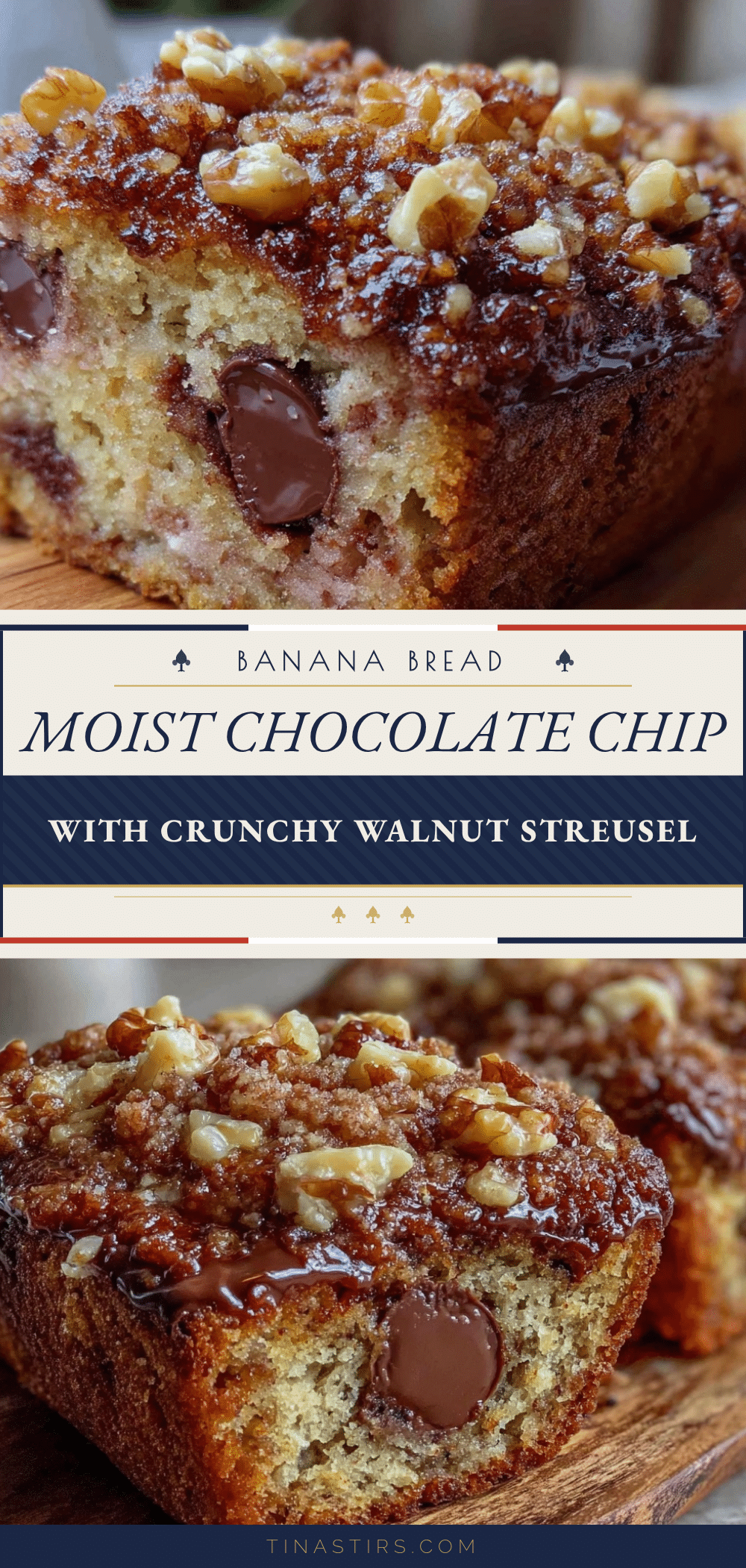 chocolate chip banana bread recipe