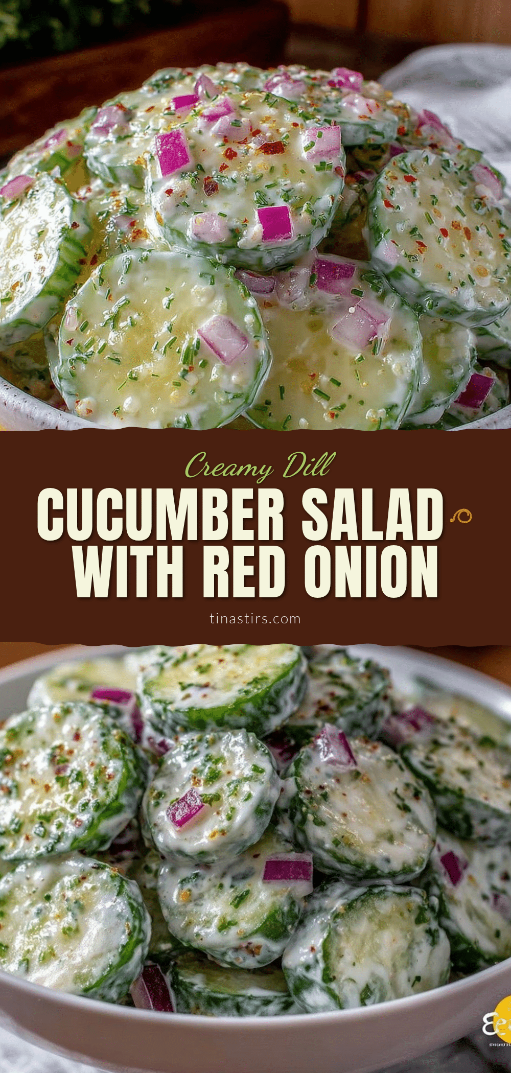 creamy cucumber salad recipe