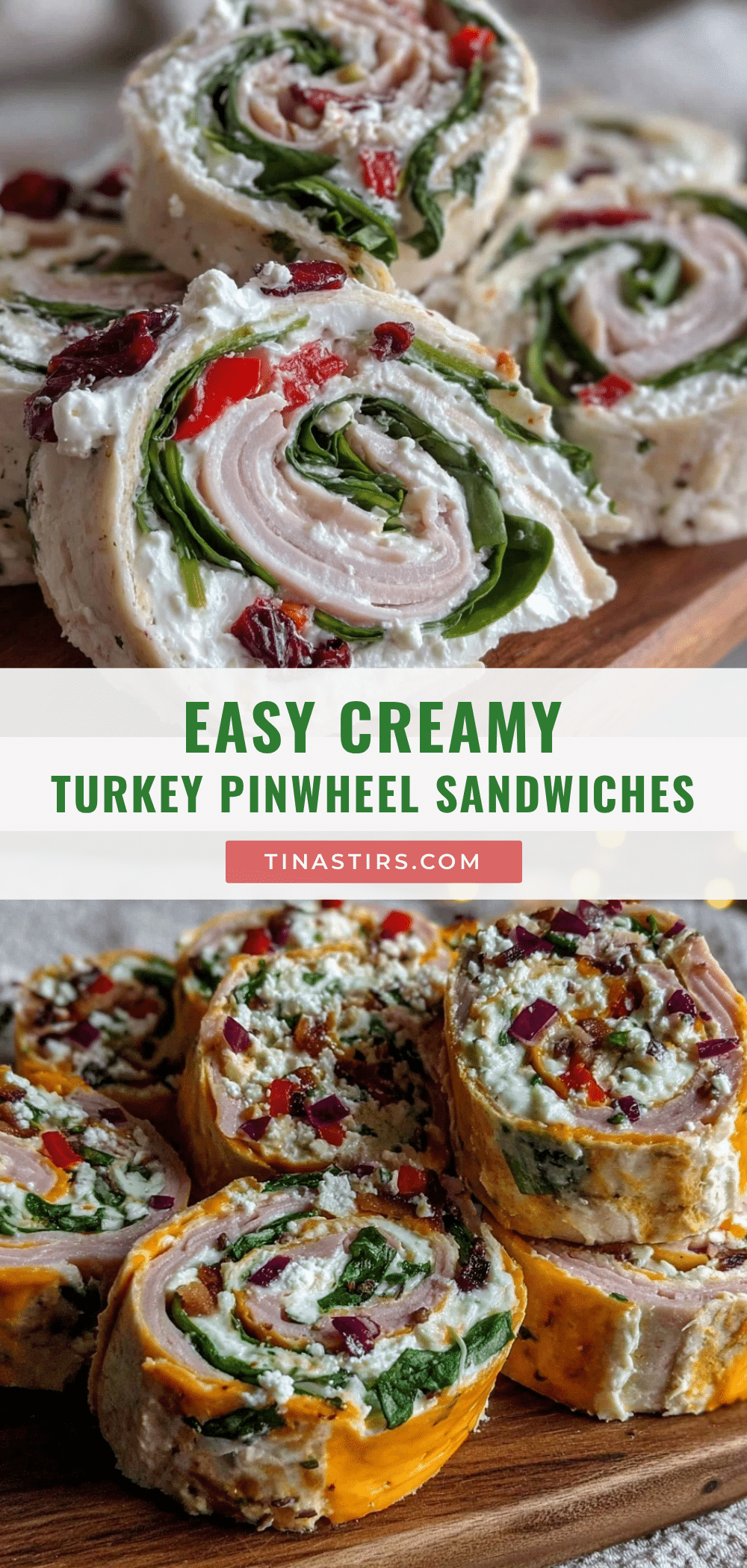 creamy pinwheel sandwiches recipe
