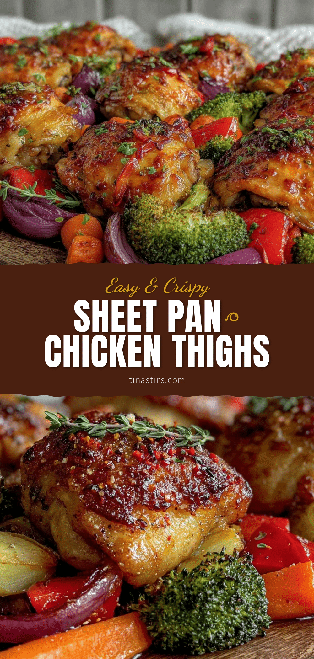 crispy sheet pan chicken thighs recipe