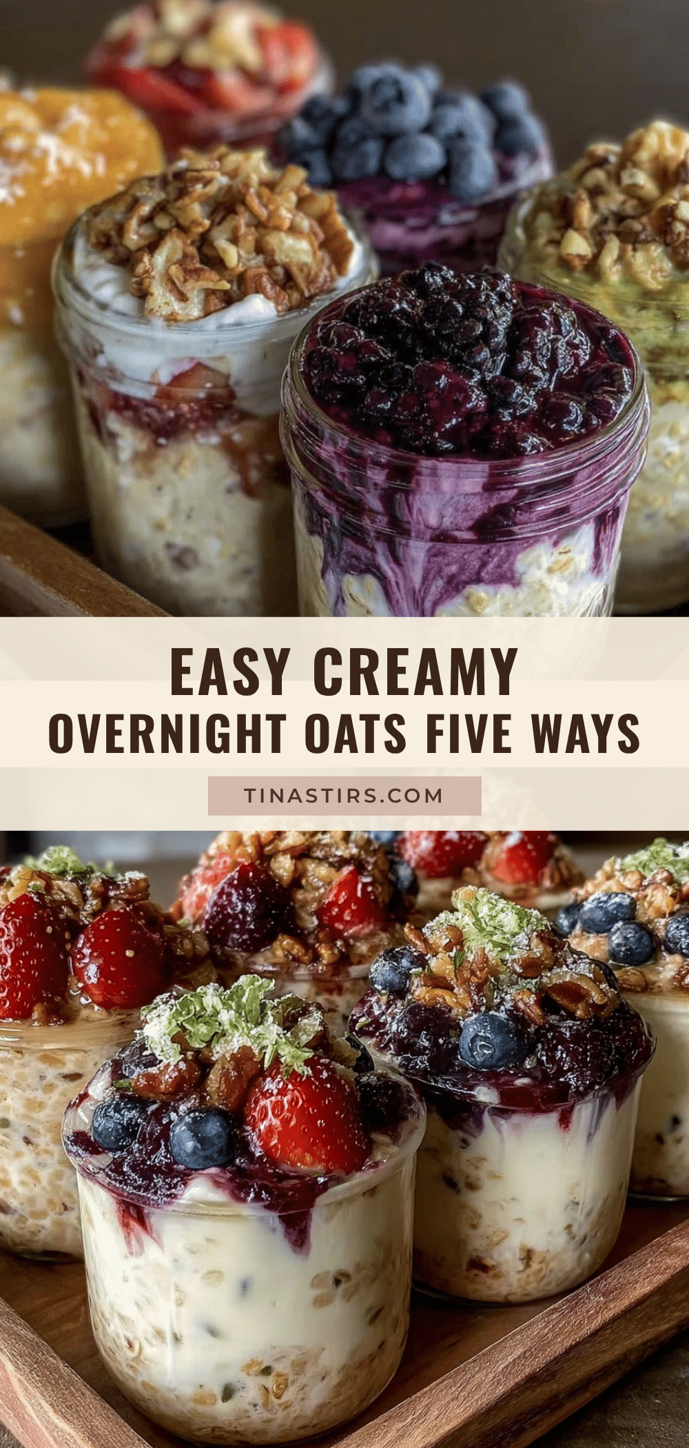 easy creamy overnight oats recipe