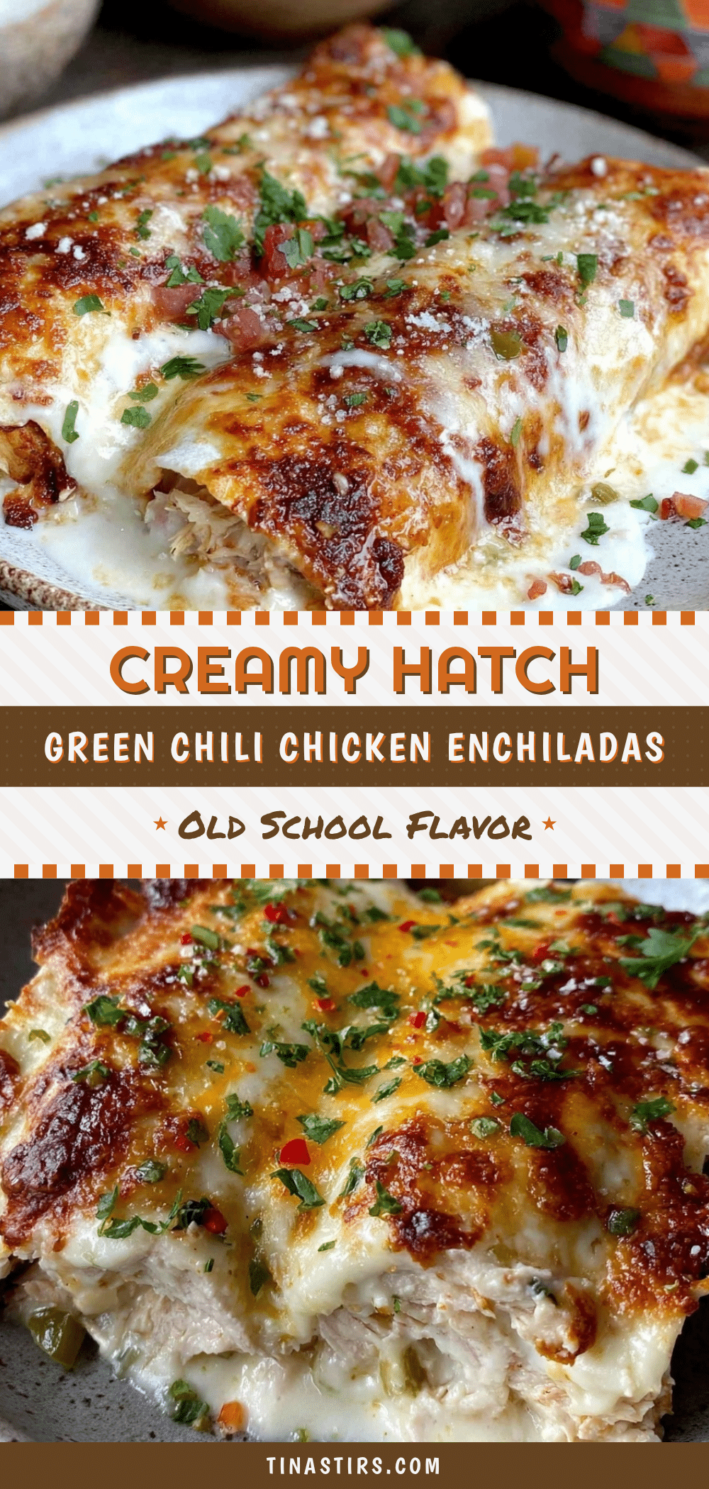 Hatch green chili chicken enchiladas recipe