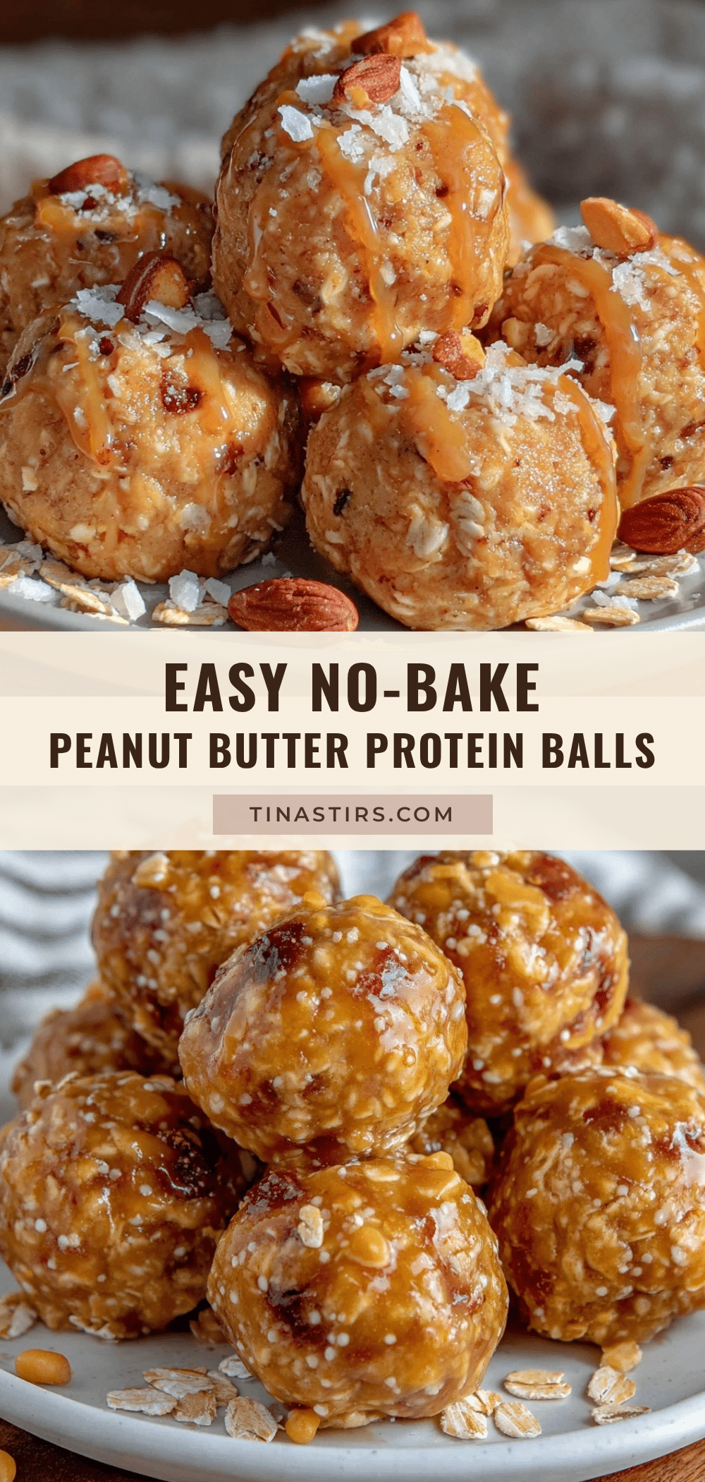no-bake peanut butter protein balls recipe