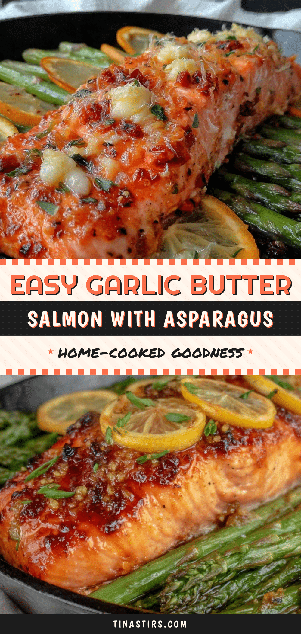 one-pan garlic butter salmon recipe