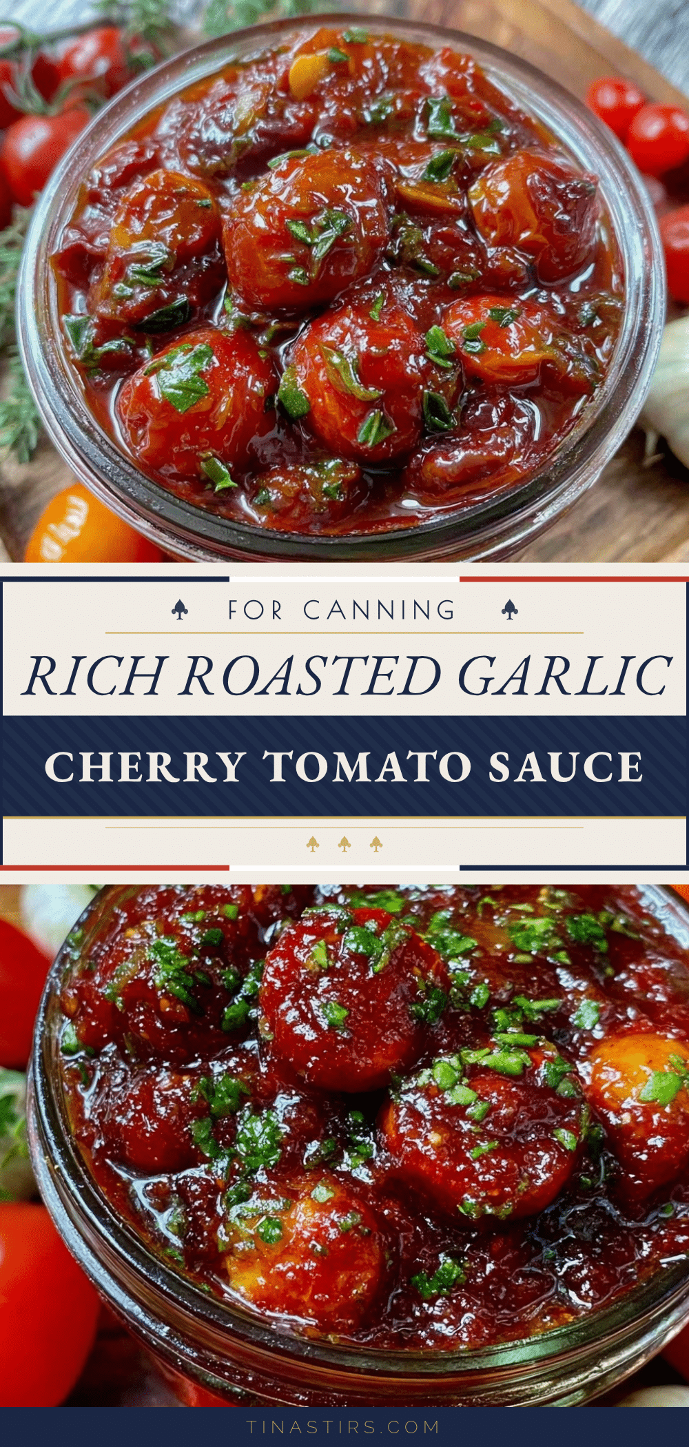 roasted garlic cherry tomato sauce recipe