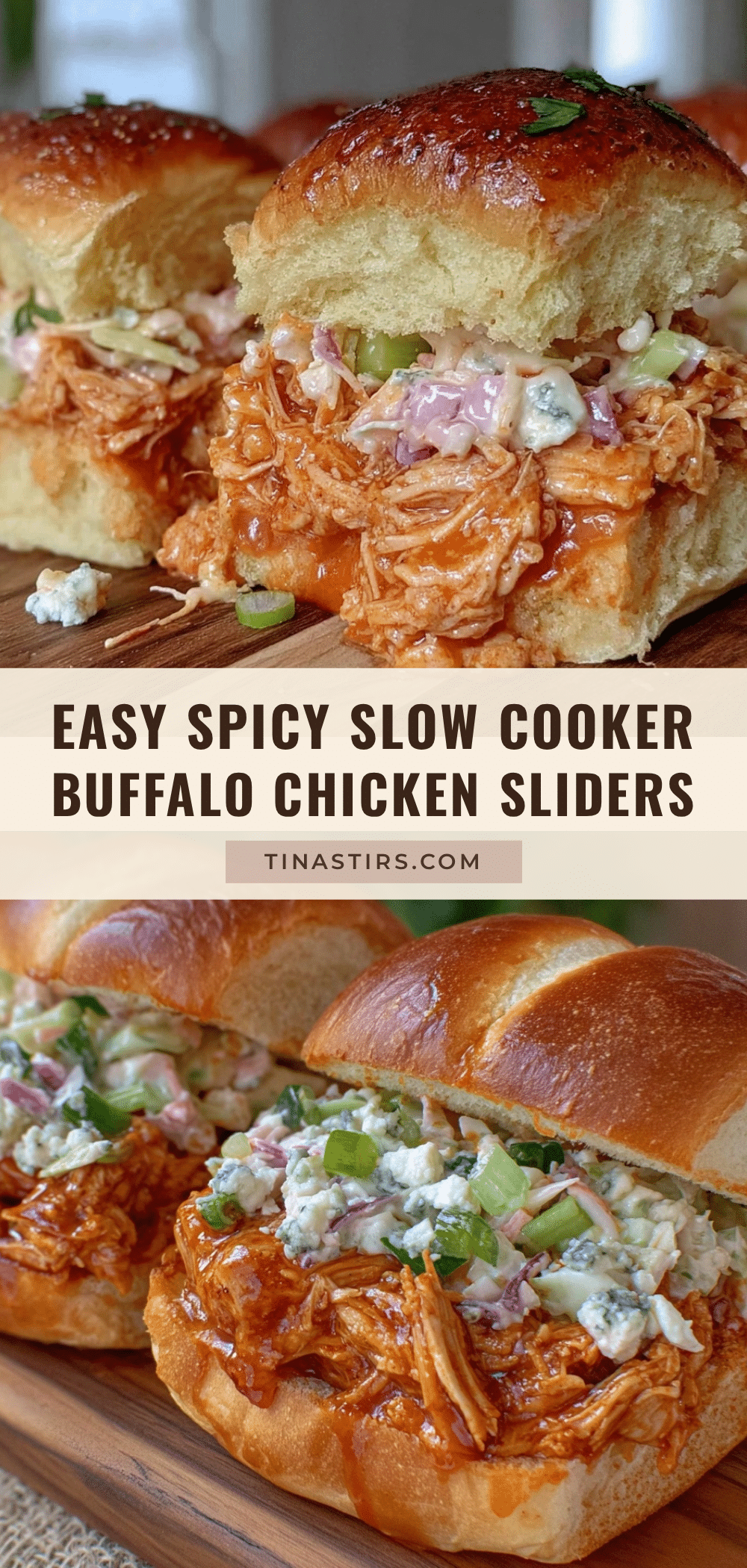 slow cooker buffalo chicken sliders recipe
