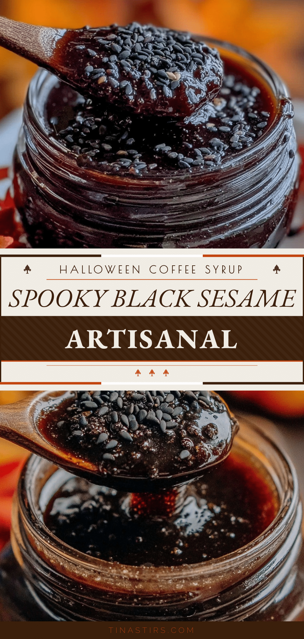 spooky halloween coffee bar syrup recipe