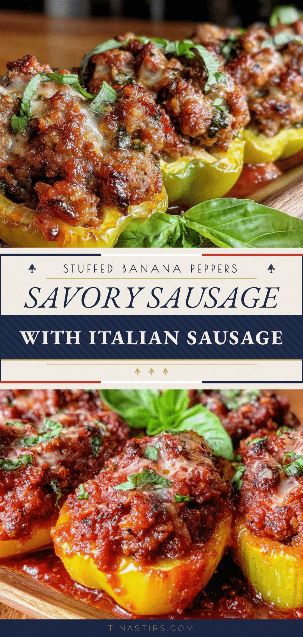 stuffed banana peppers with italian sausage recipe