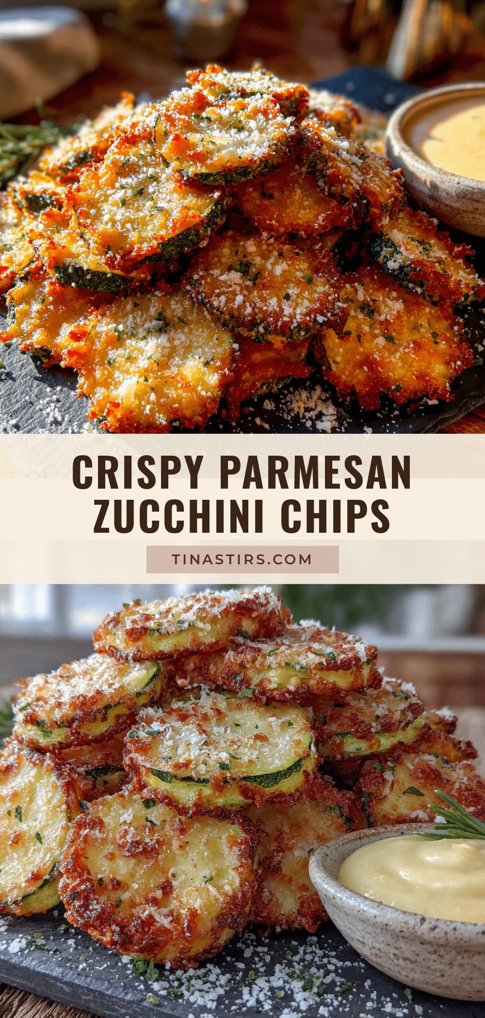 air fryer zucchini chips with parmesan recipe