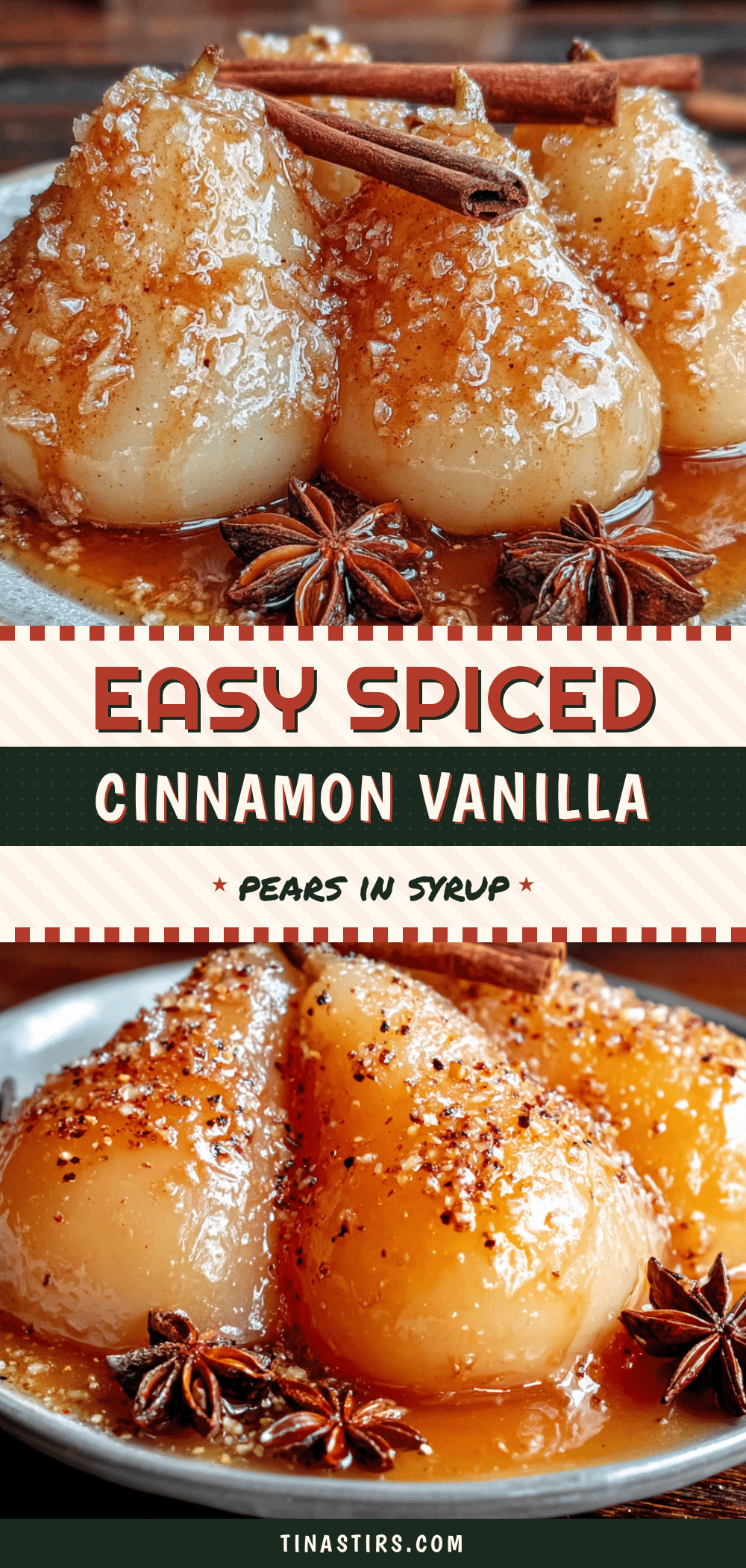 canned cinnamon pears recipe