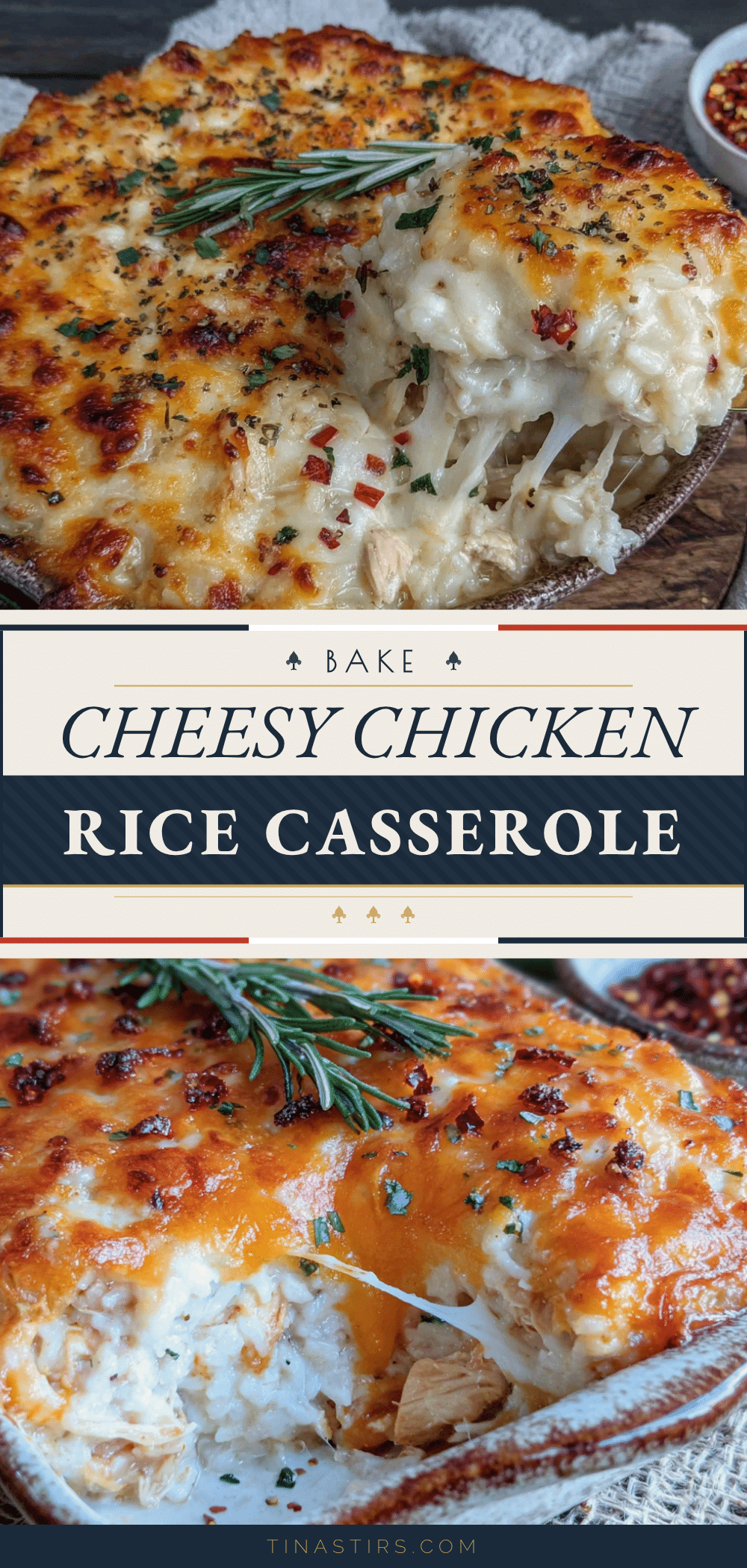 cheesy chicken and rice casserole bake recipe