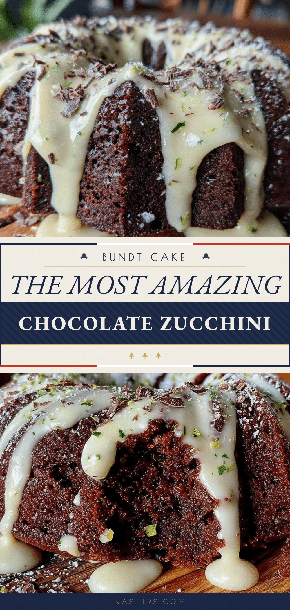 chocolate zucchini bundt cake with cream cheese glaze recipe