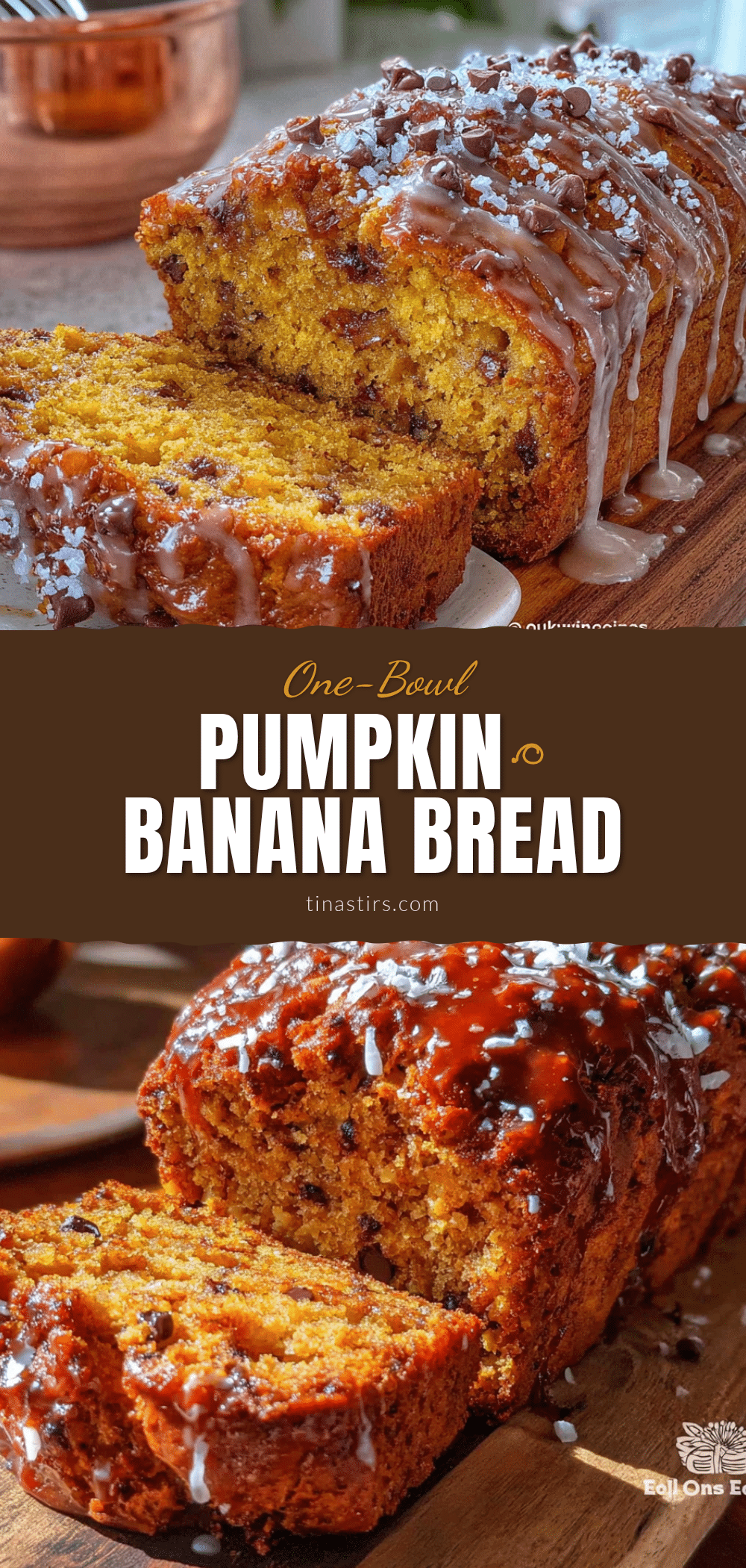 easy one-bowl pumpkin banana bread recipe