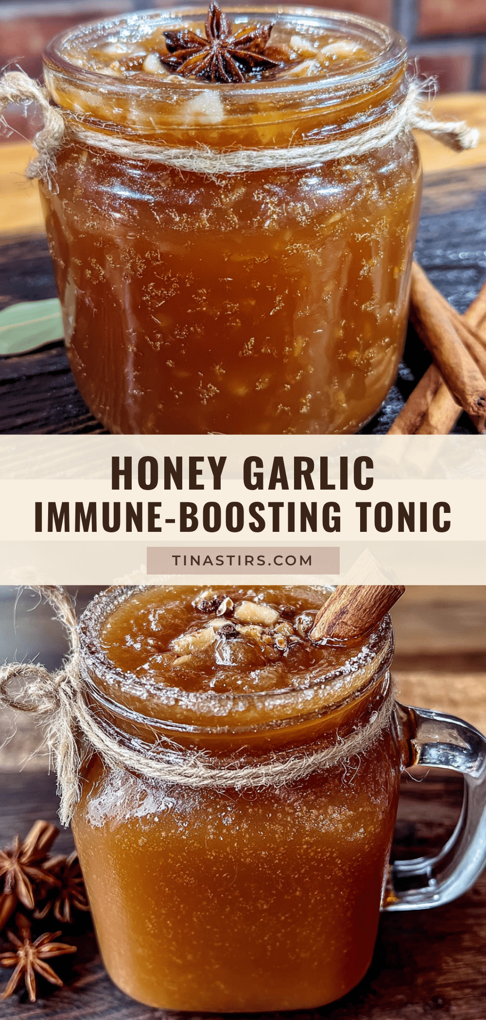 homemade honey garlic immune-boosting tonic recipe