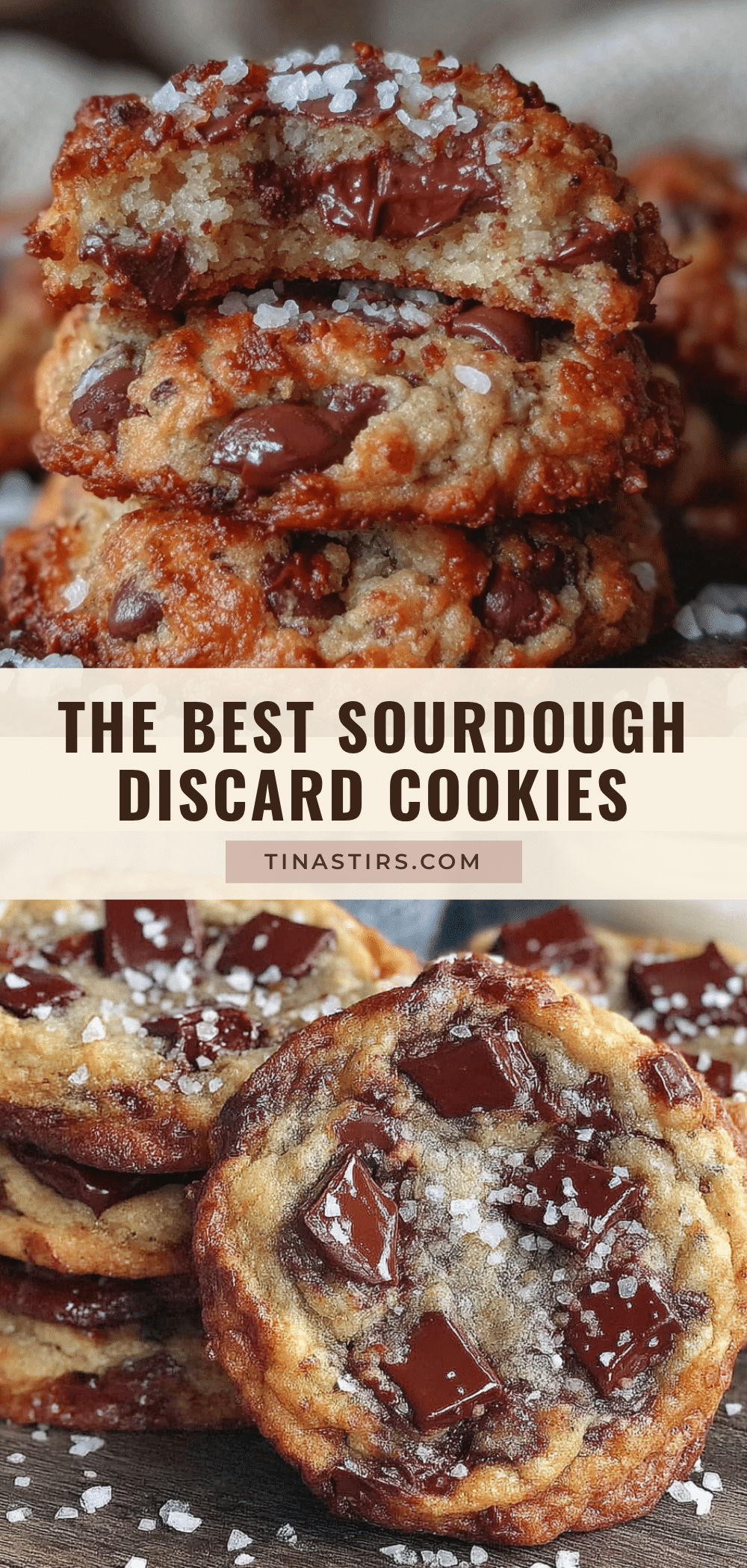Sourdough discard chocolate chip cookies recipe