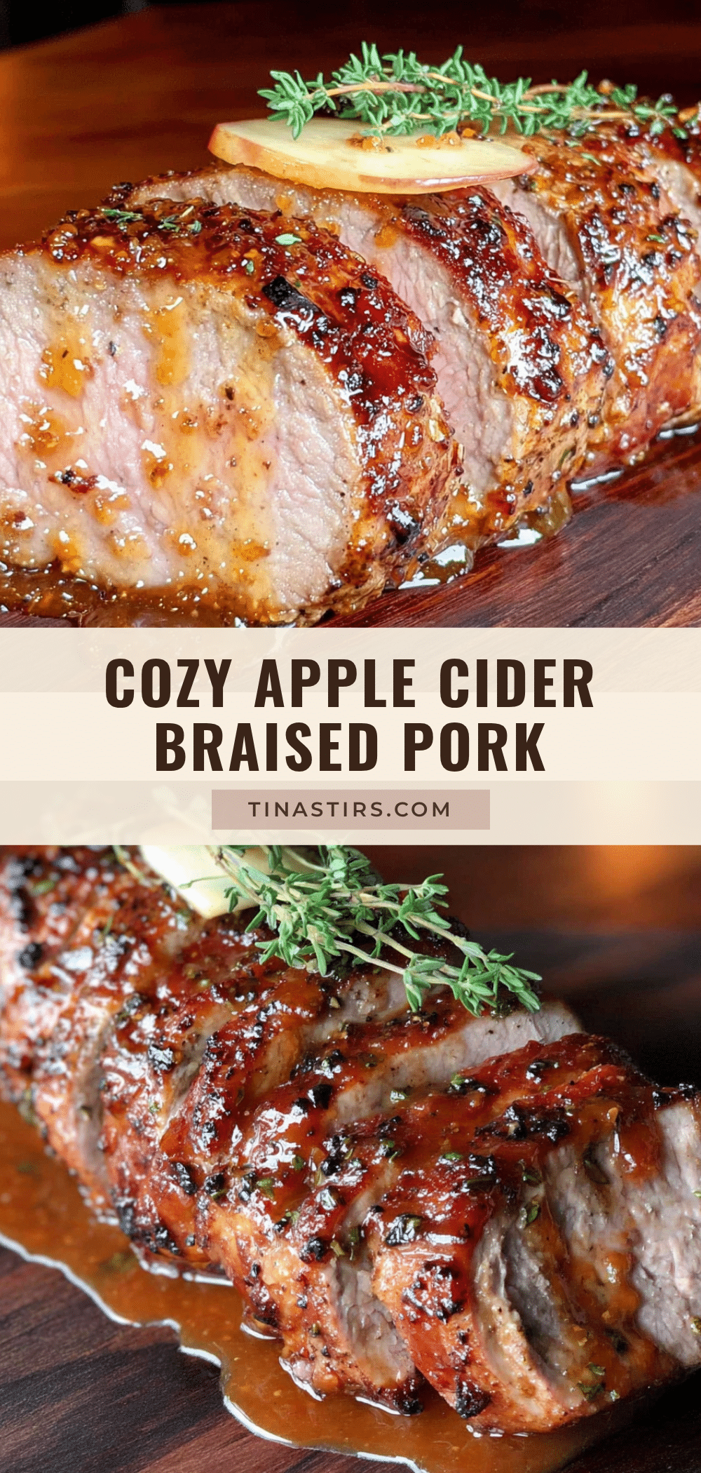 apple cider braised pork tenderloin recipe