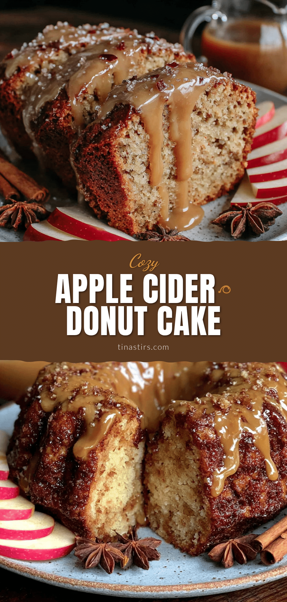 apple cider donut cake recipe