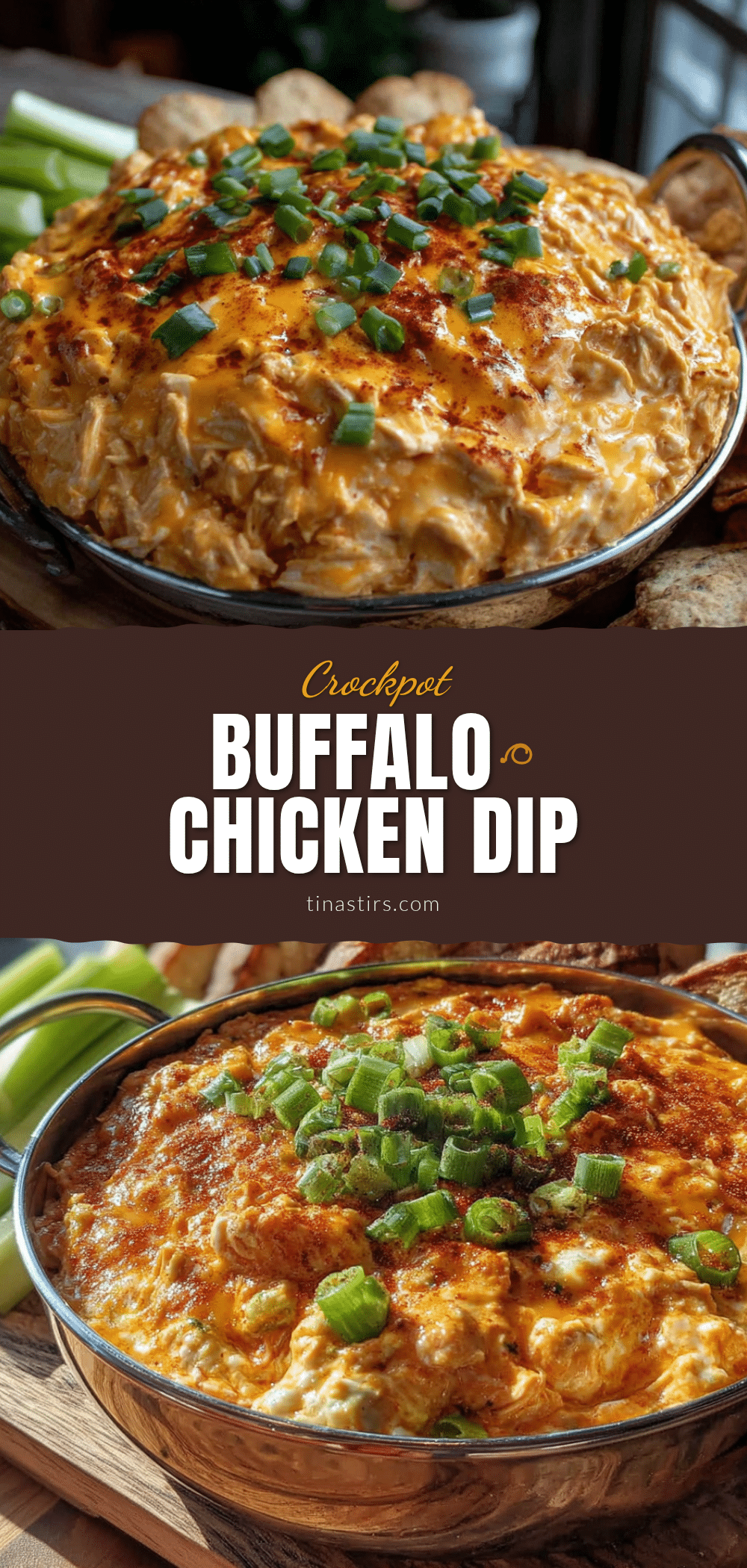 creamy crockpot buffalo chicken dip recipe
