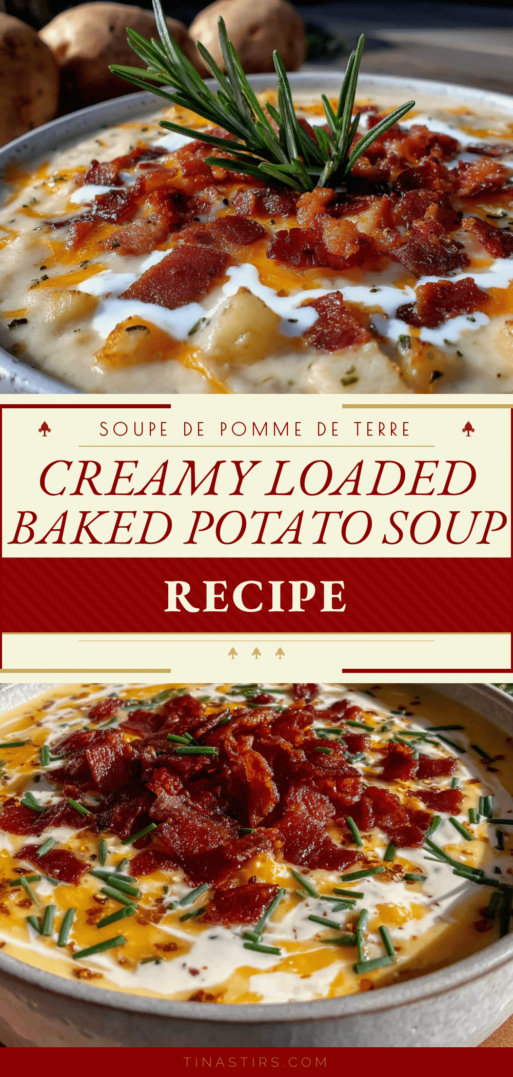 creamy loaded baked potato soup with bacon recipe