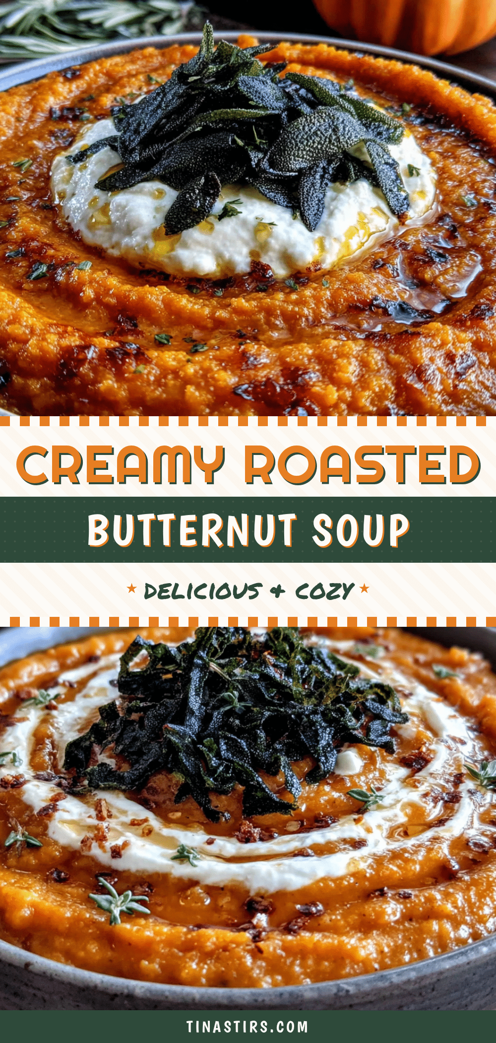 creamy roasted butternut squash soup recipe