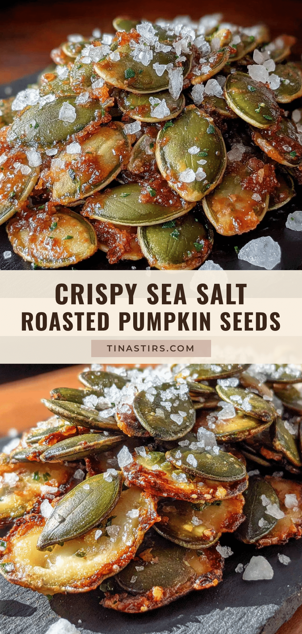 crispy sea salt roasted pumpkin seeds recipe
