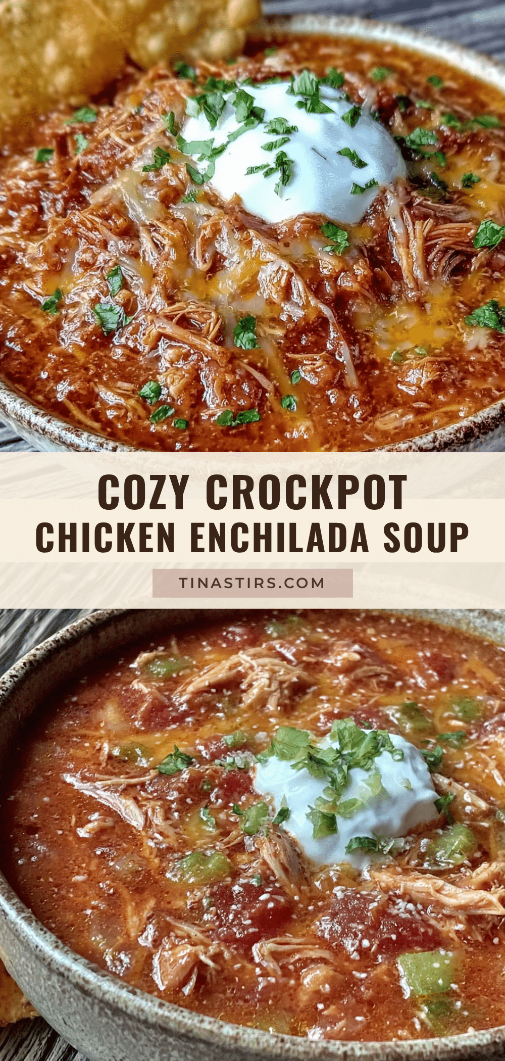 crockpot chicken enchilada soup recipe