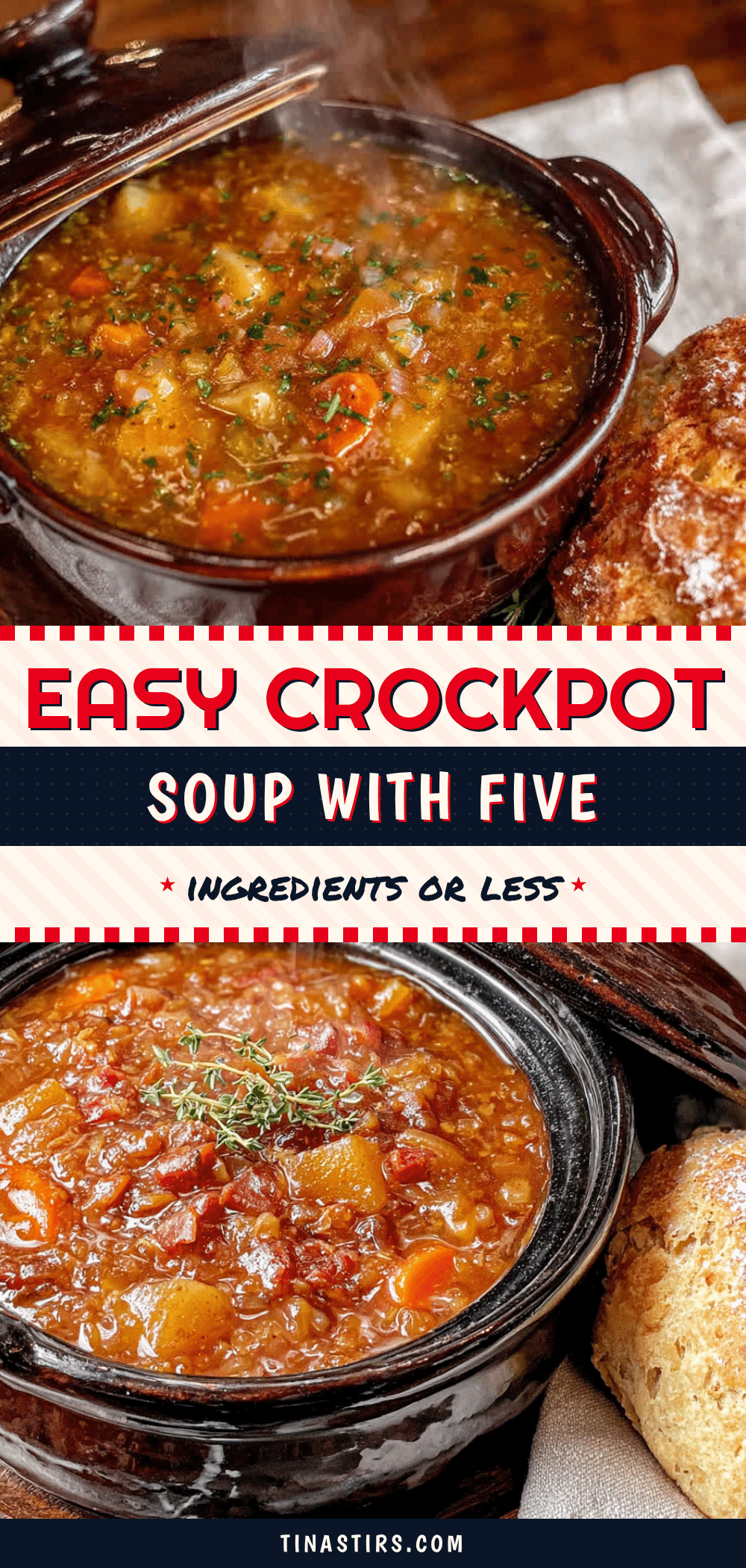 easy crockpot soup 5-ingredient recipe