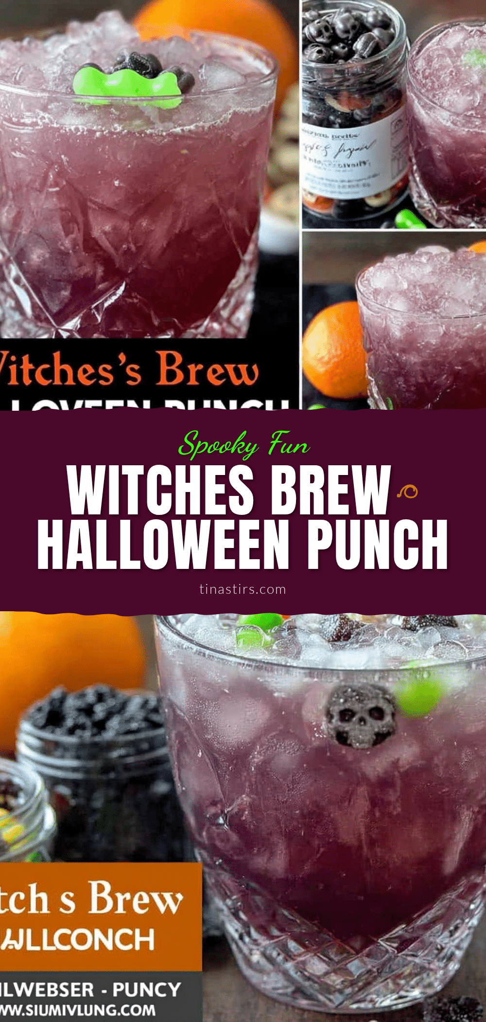 Easy Witches Brew Halloween Punch recipe