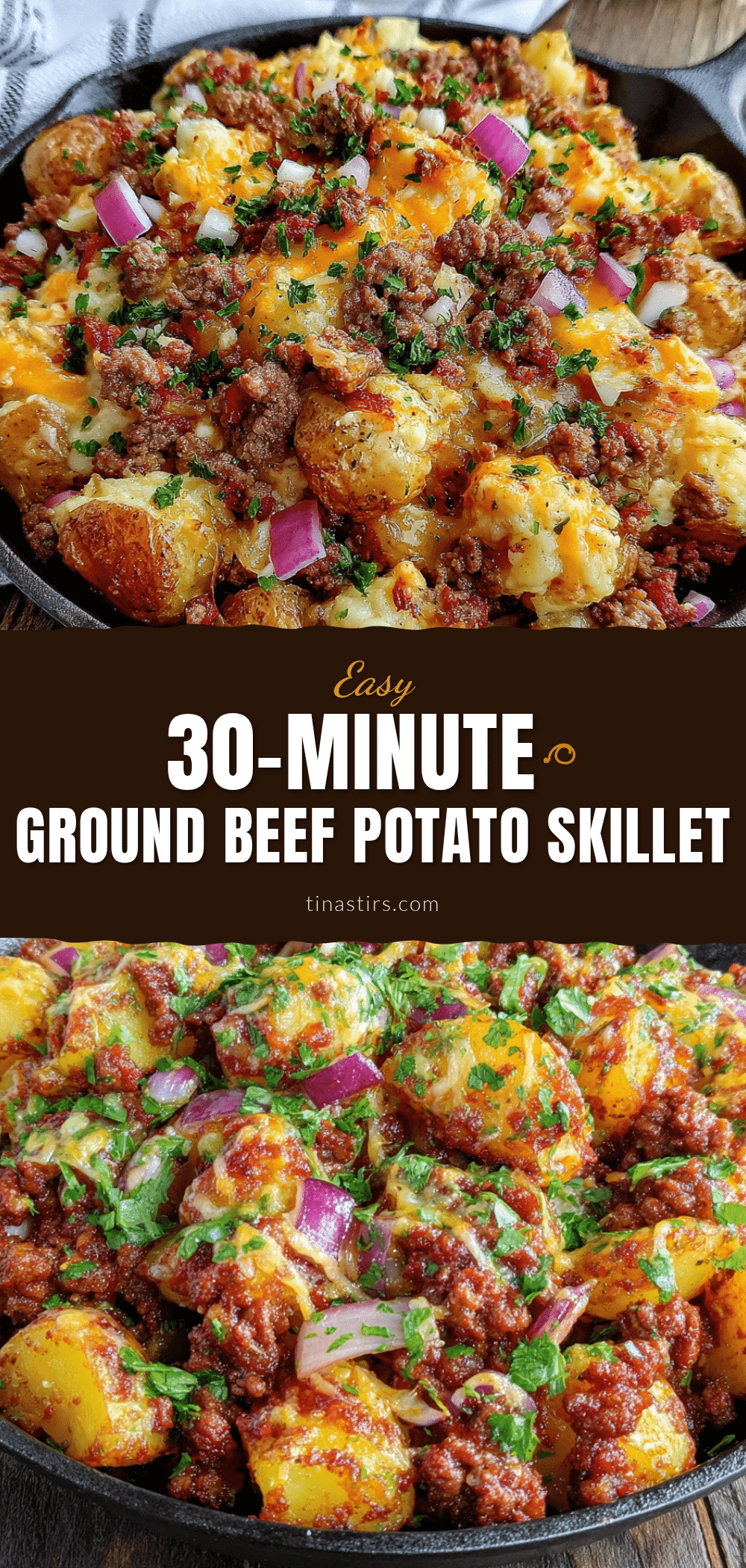 Ground Beef and Potato Skillet recipe