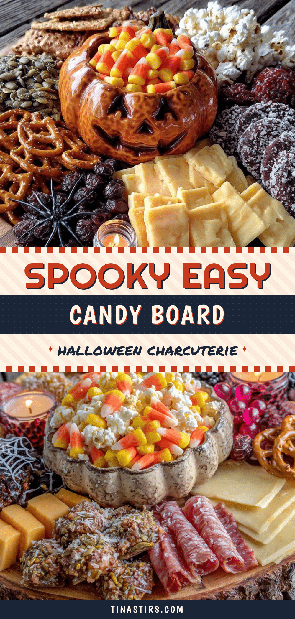 Halloween candy board recipe
