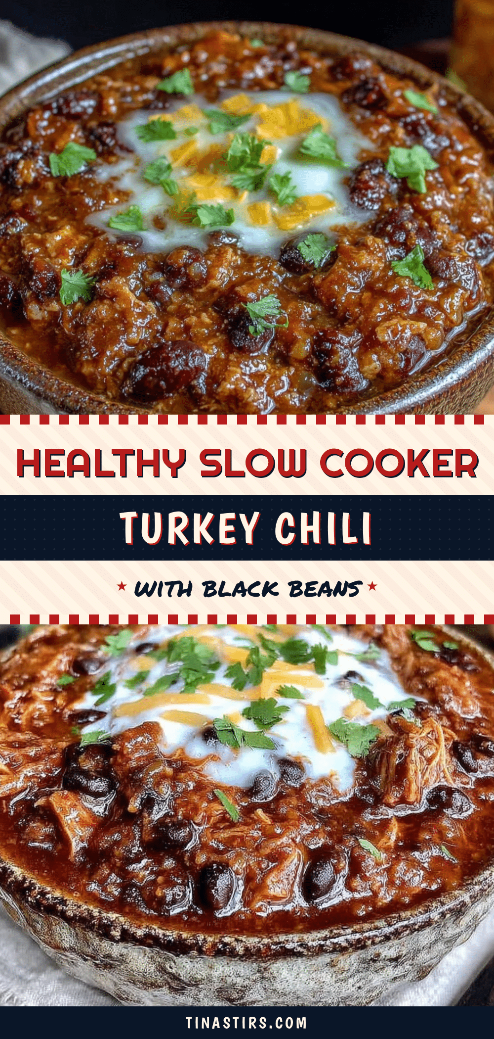 healthy slow cooker turkey chili recipe
